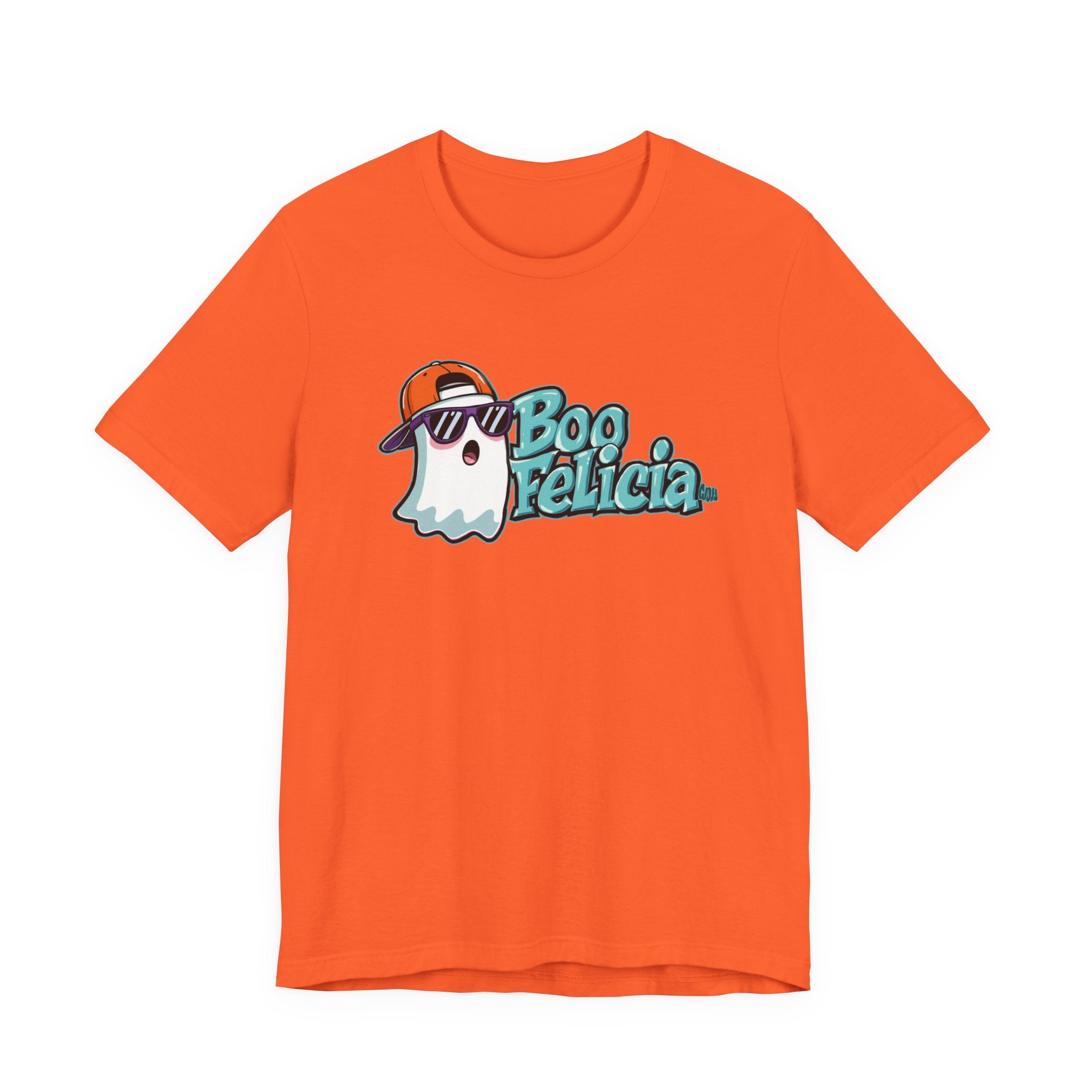 Boo Felicia Ghost Tee, Unisex Halloween Shirt, Fun Graphic Tee, Cute Spooky Top, Halloween Apparel, Fall Fashion