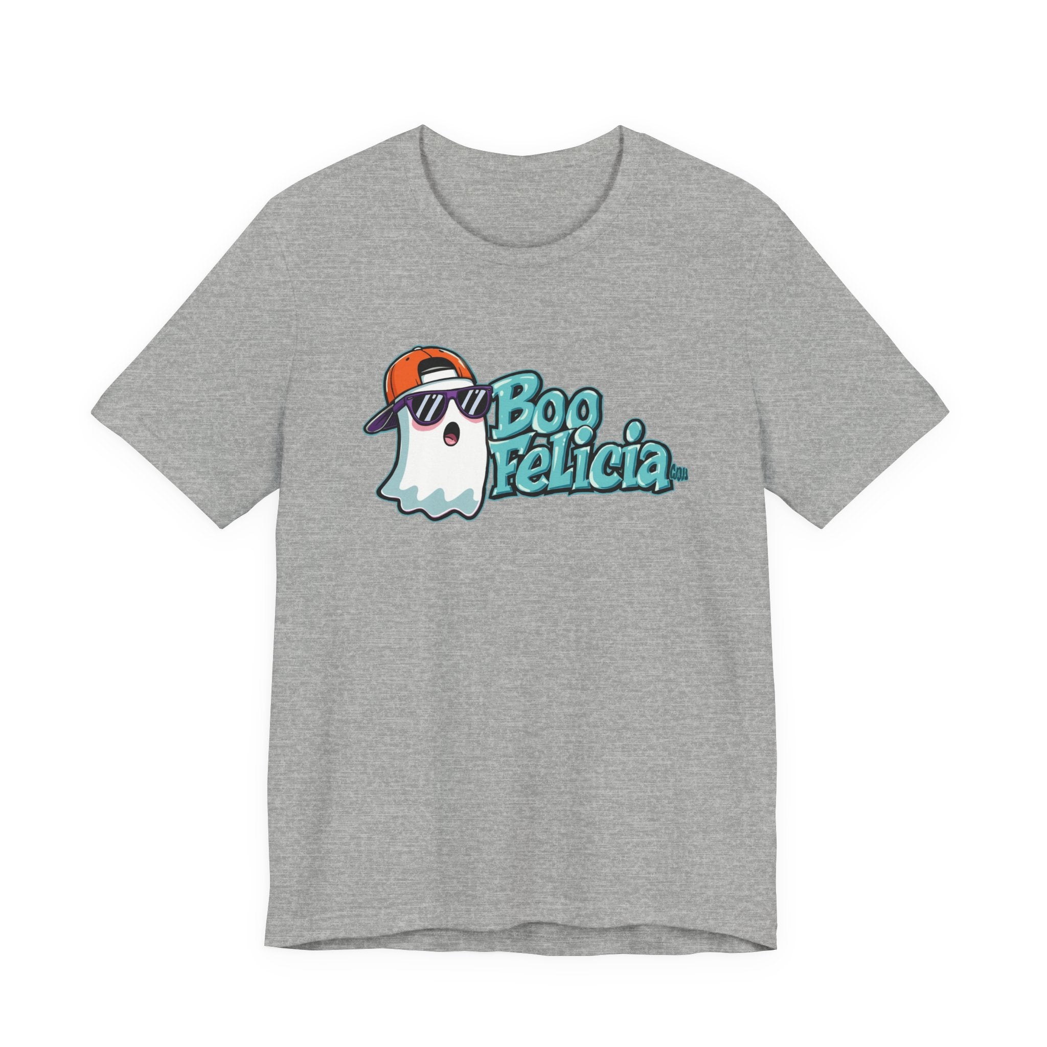 Boo Felicia Ghost Tee, Unisex Halloween Shirt, Fun Graphic Tee, Cute Spooky Top, Halloween Apparel, Fall Fashion
