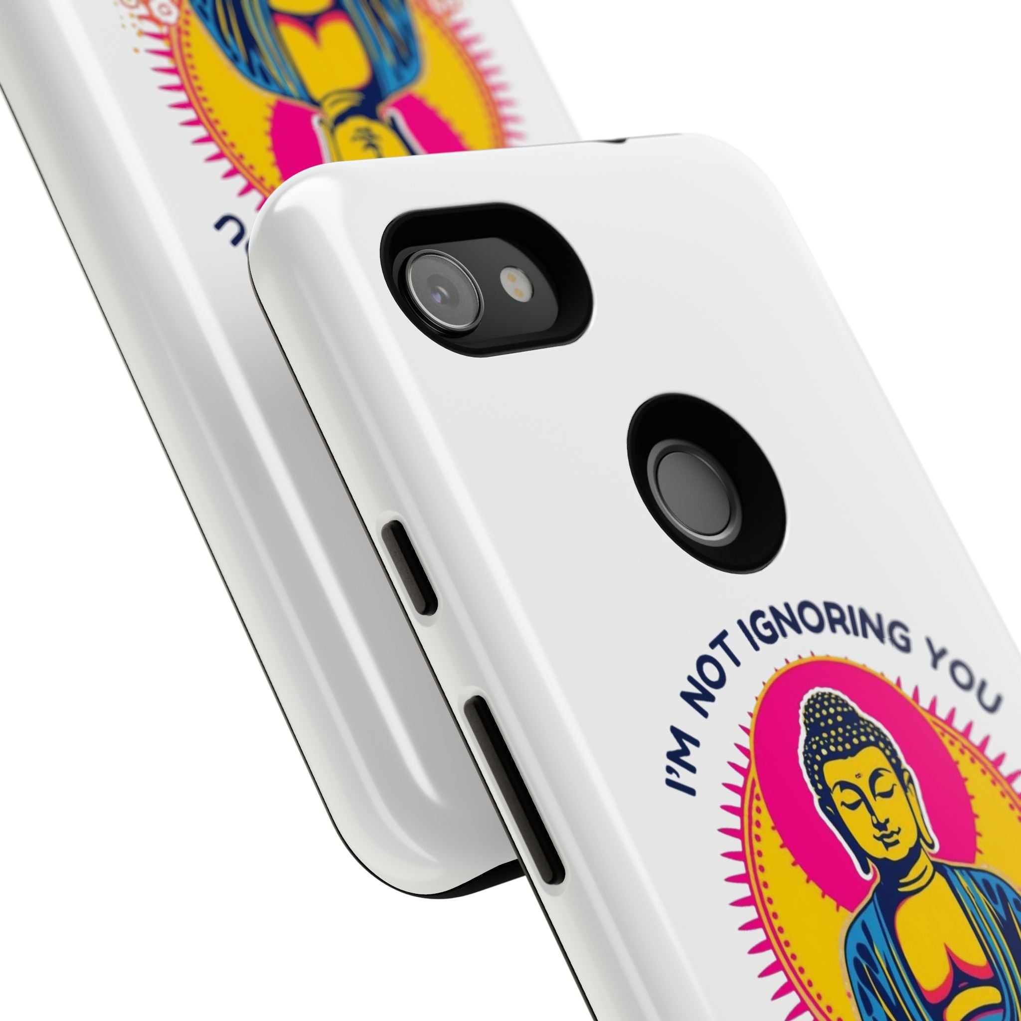 I'm not Ignoring You I'm Curating Peace, Tough Phone Case