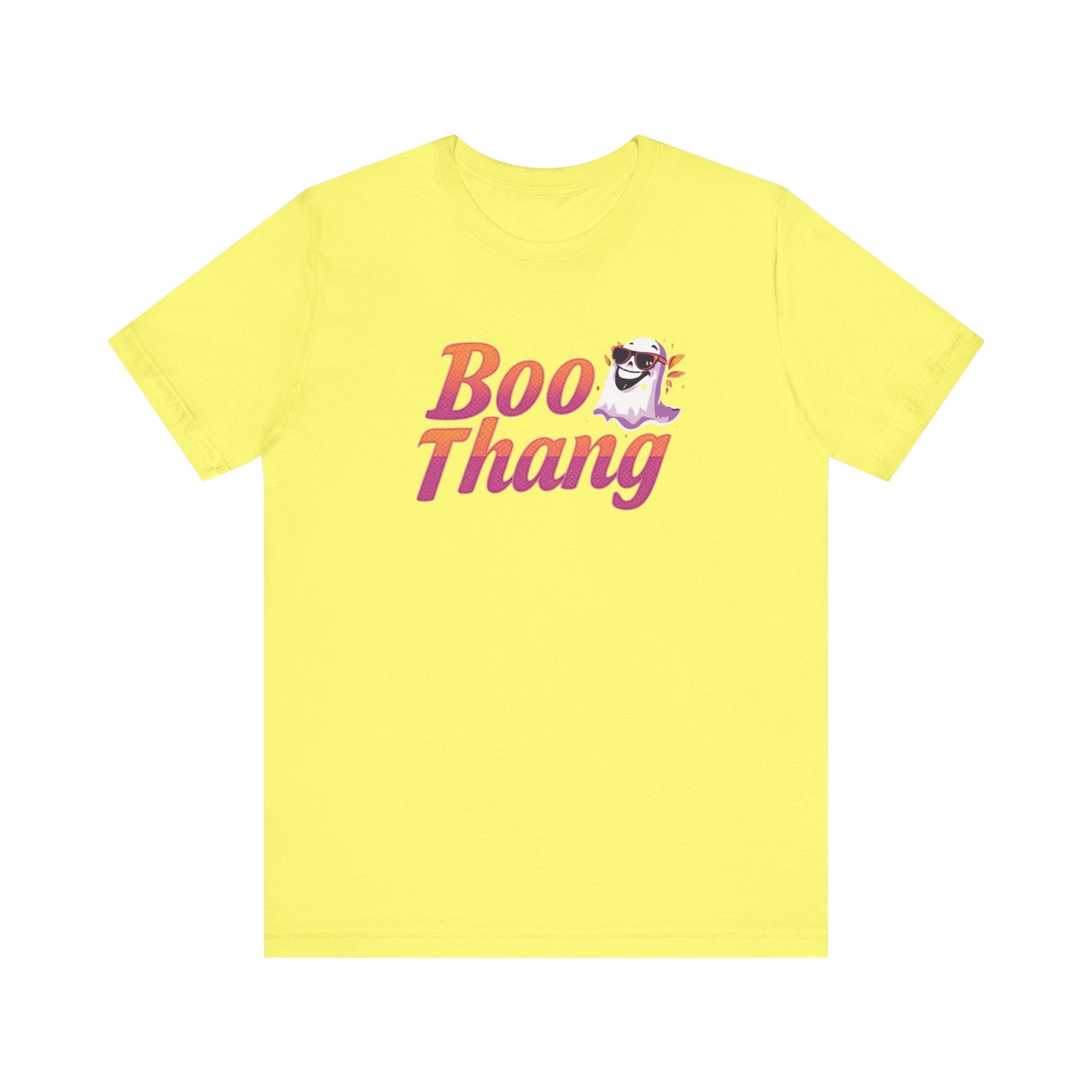 Boo Thang Graphic Tee - Fun Unisex Jersey Short Sleeve T-Shirt, Casual Wear, Gift for Friends, Halloween Apparel, Cute Cat Lover Tee