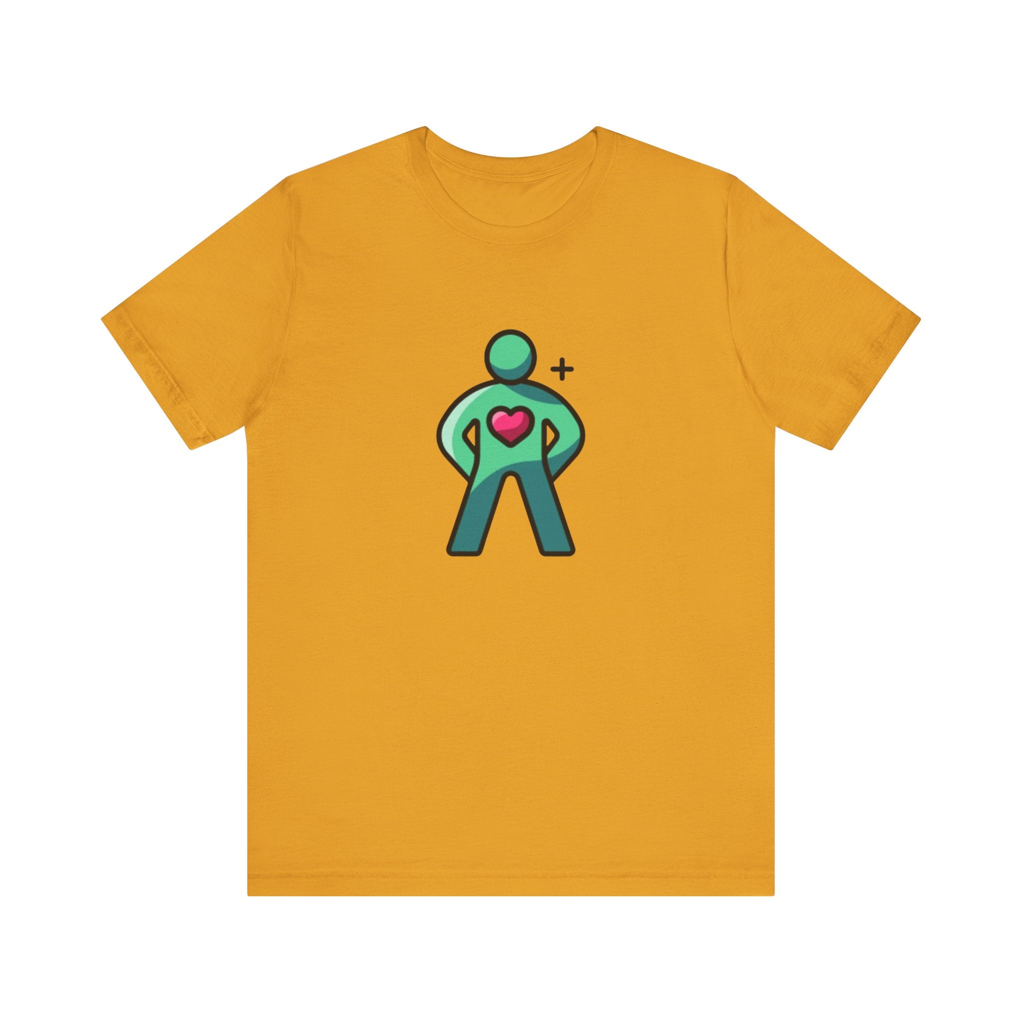 Body Positive Hero Unisex Tee - Fun Graphic T-Shirt for Wellness, Exercise, Fitness, Gym, Gift for Health Enthusiasts