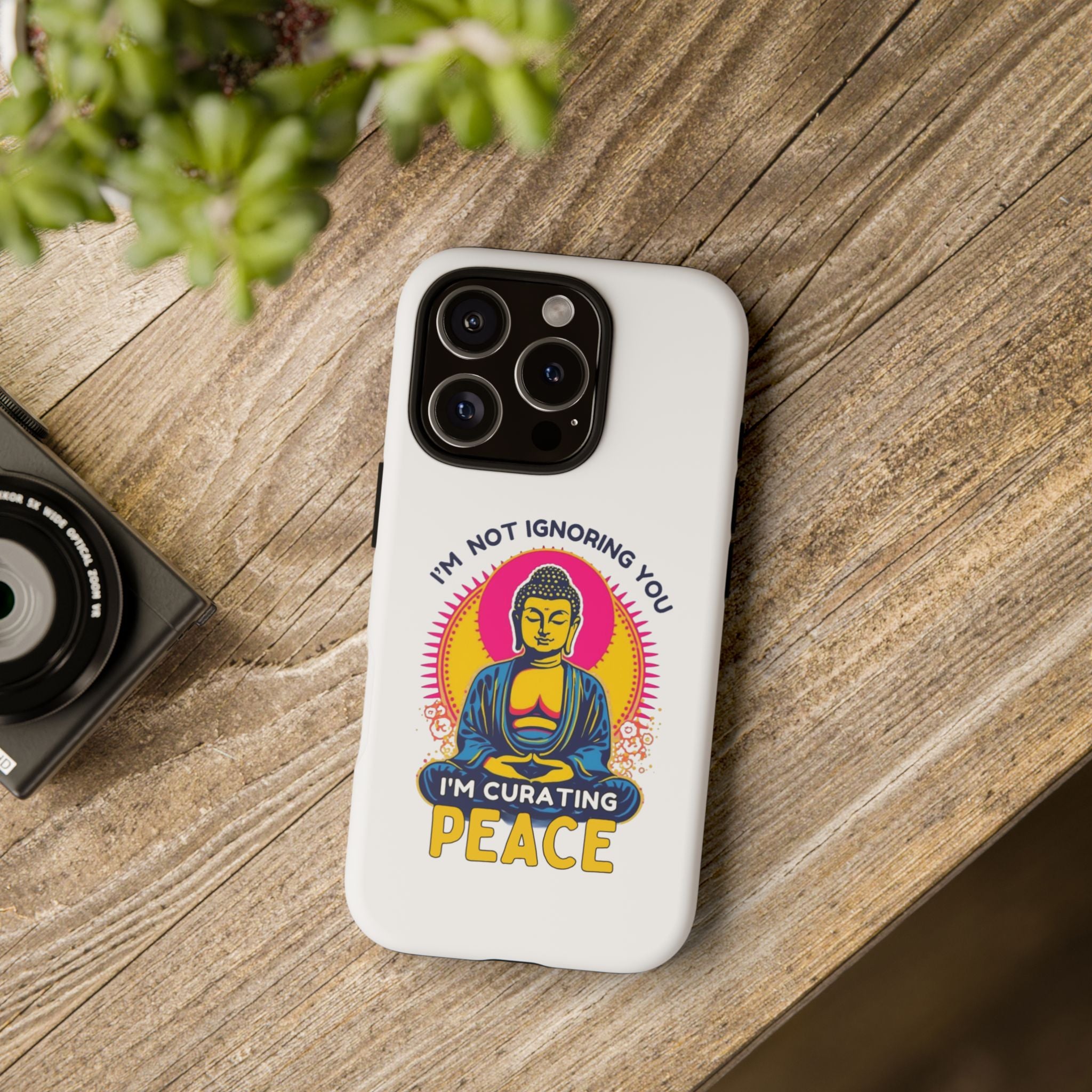 I'm not Ignoring You I'm Curating Peace, Tough Phone Case