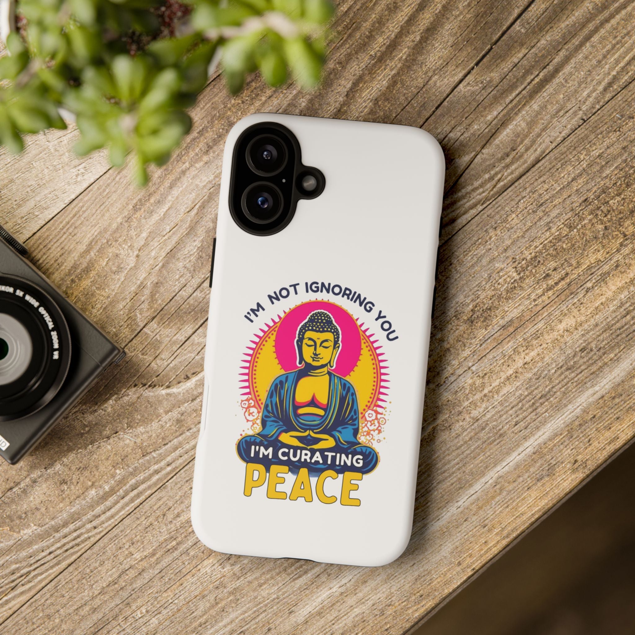 I'm not Ignoring You I'm Curating Peace, Tough Phone Case