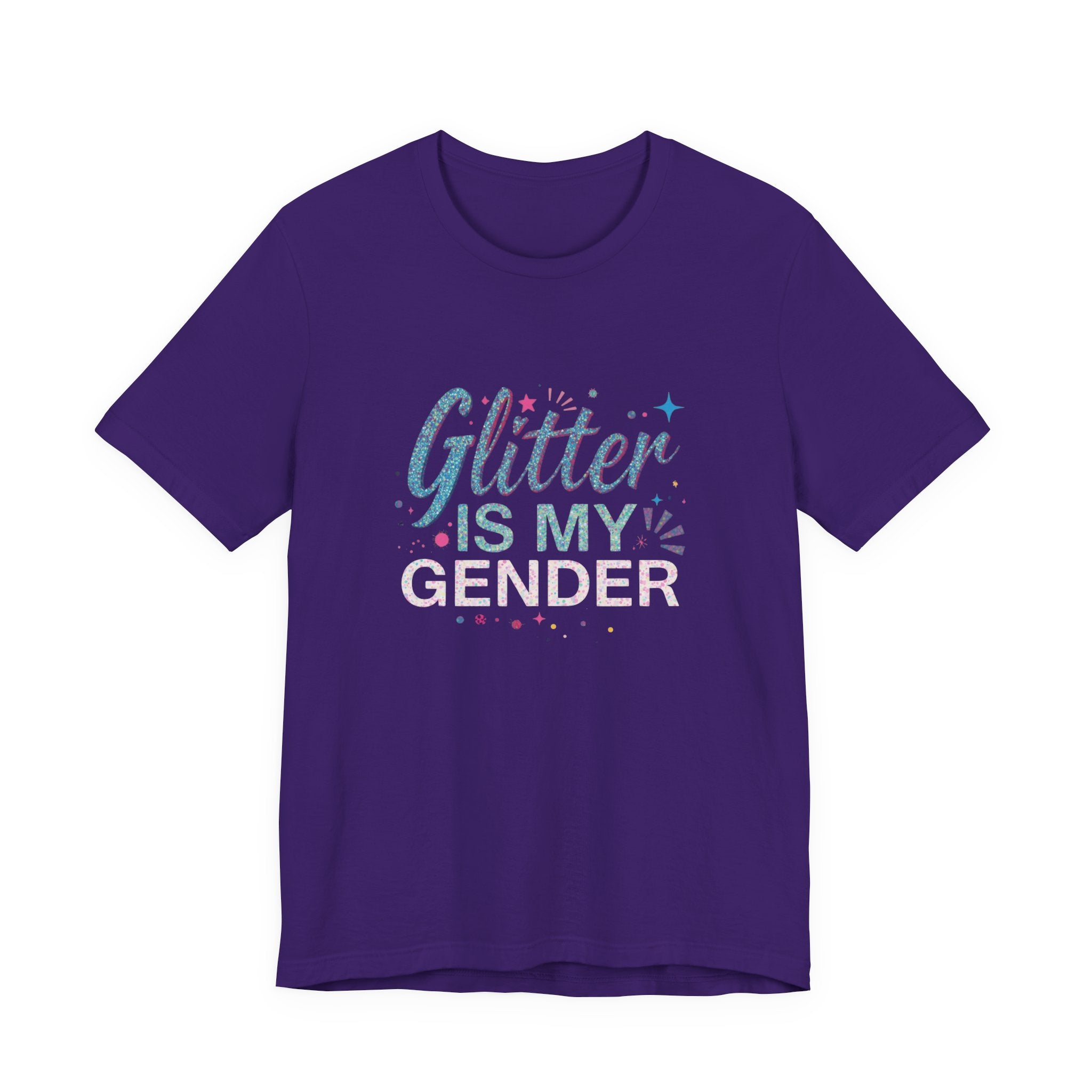 Glitter Is My Gender Unisex Tee - Pride, LGBTQ+ Support, Gifts for Her, Gender Expression, Festival Wear