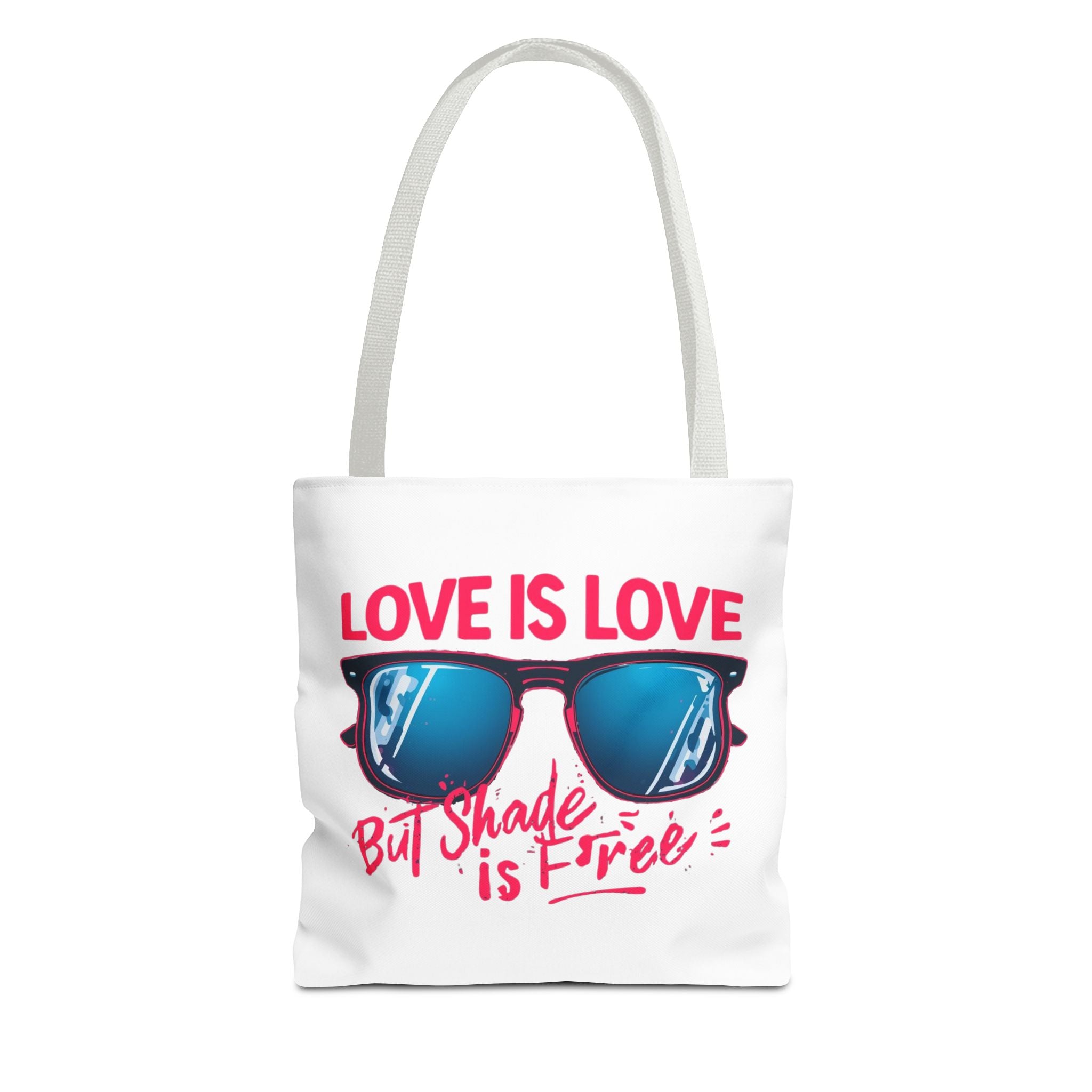 Colorful Love is Love Tote Bag, Trendy Everyday Tote, Pride Month Accessory, Summer Beach Bag, Gift for Friends, Stylish Shopping Bag