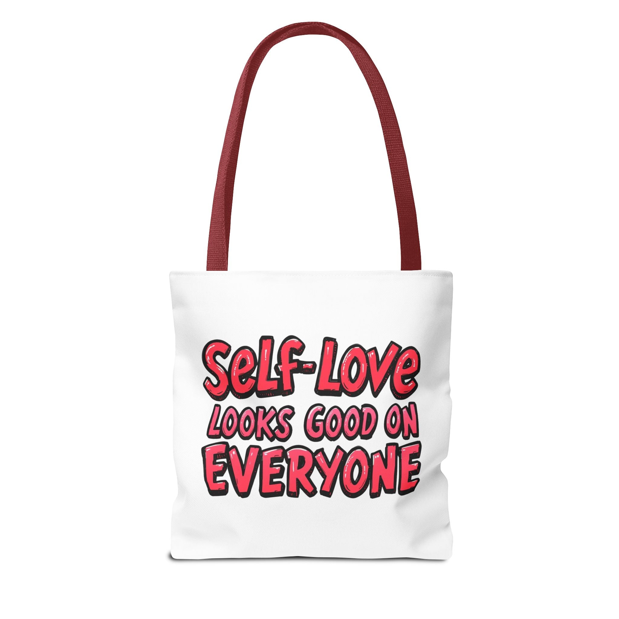 Self-Love Tote Bag, Motivational Bag, Gift for Her, Eco-Friendly Carryall, Affirmation Tote