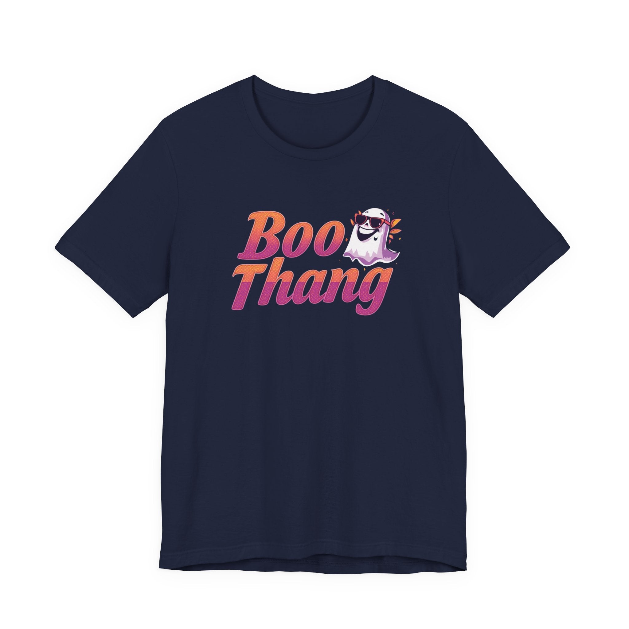 Boo Thang Graphic Tee - Fun Unisex Jersey Short Sleeve T-Shirt, Casual Wear, Gift for Friends, Halloween Apparel, Cute Cat Lover Tee