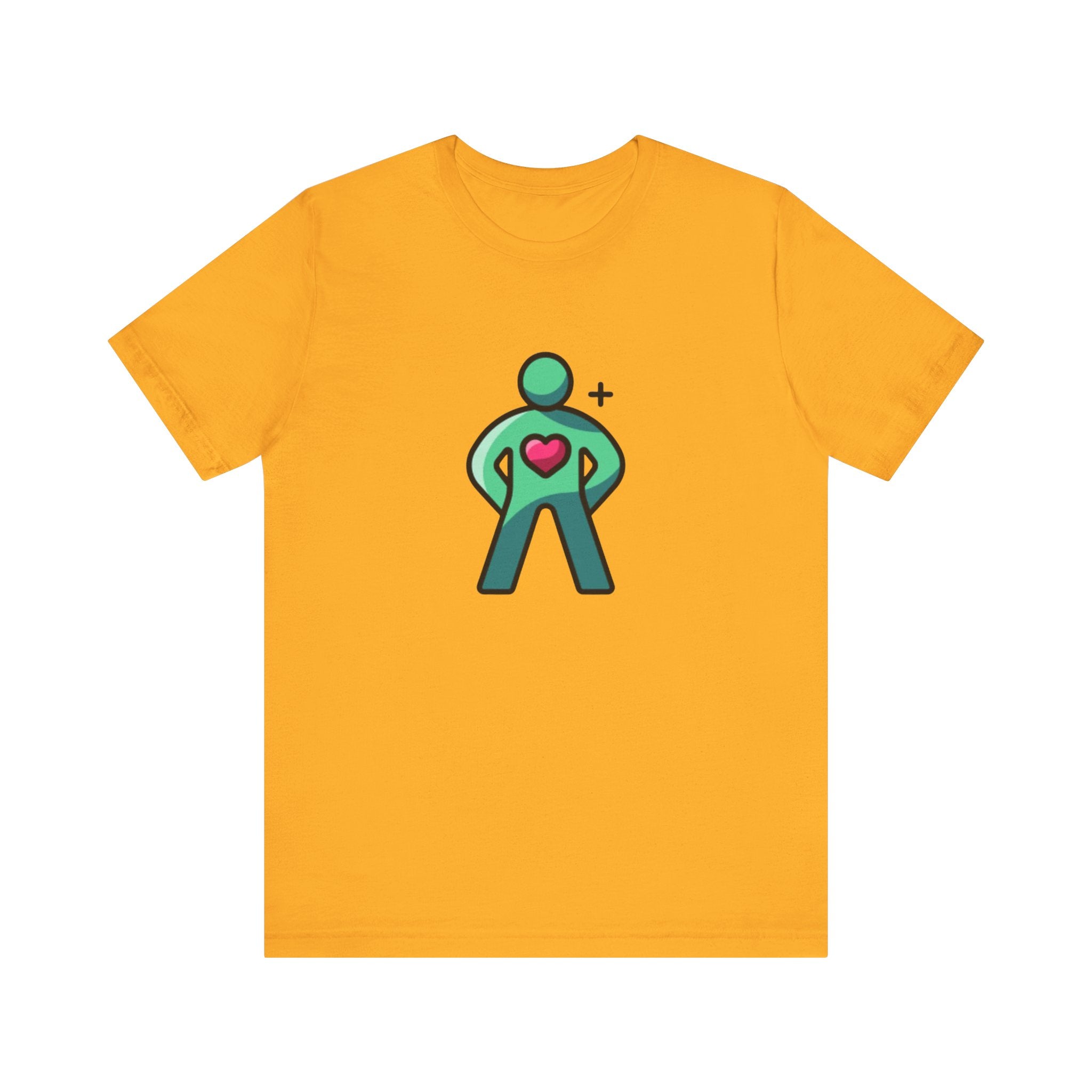 Body Positive Hero Unisex Tee - Fun Graphic T-Shirt for Wellness, Exercise, Fitness, Gym, Gift for Health Enthusiasts