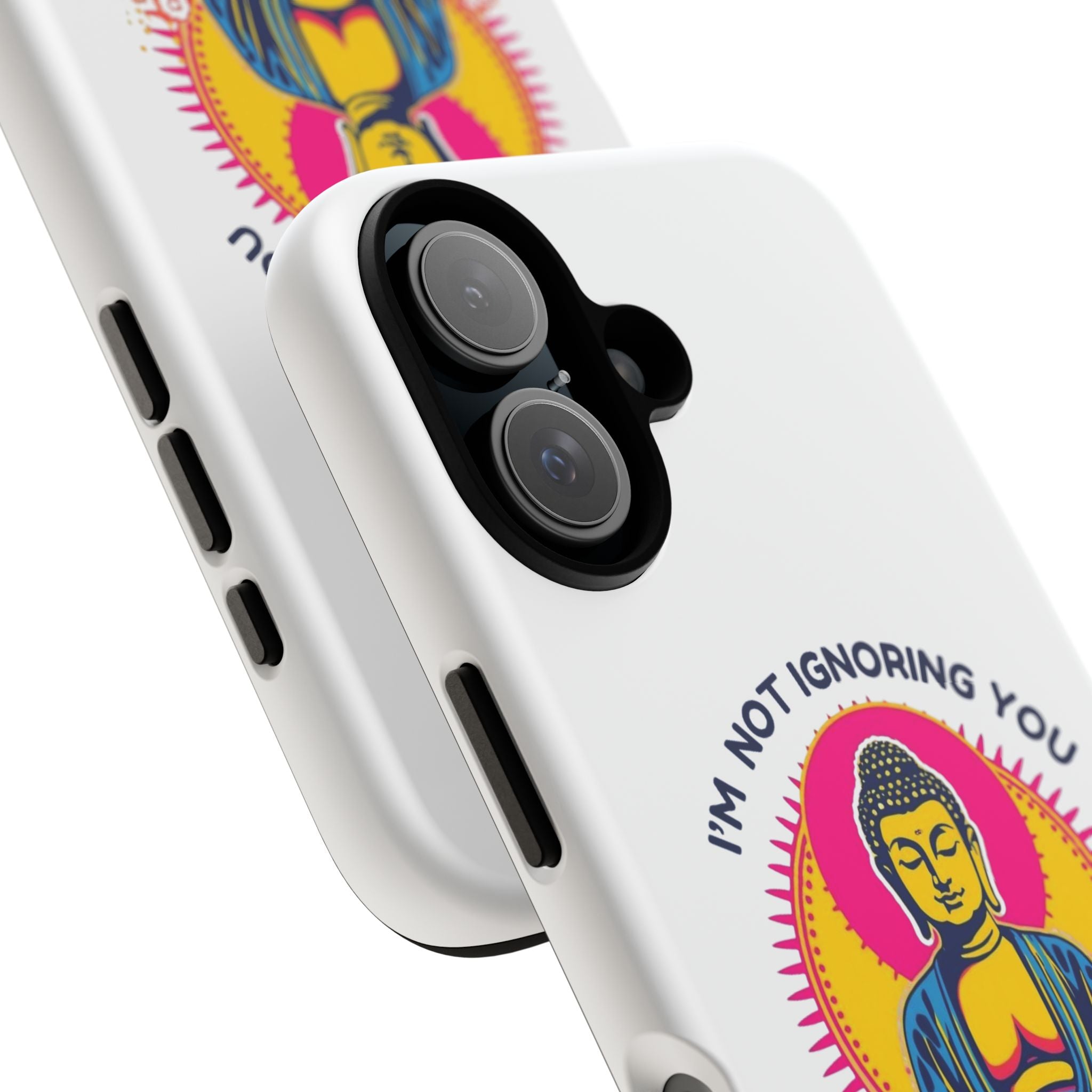 I'm not Ignoring You I'm Curating Peace, Tough Phone Case