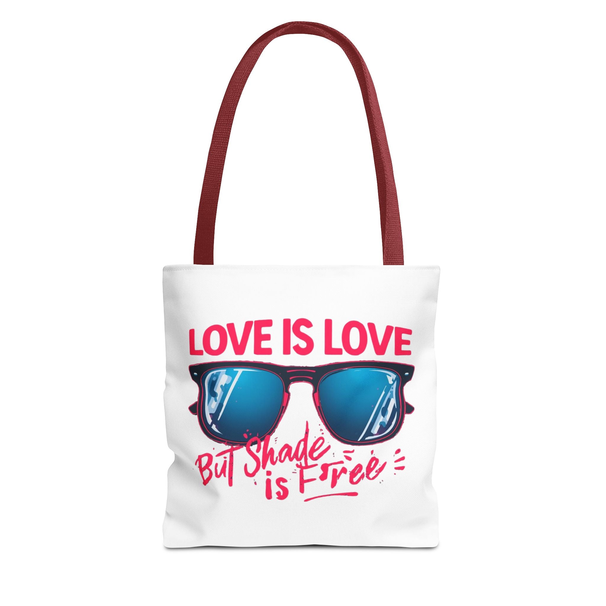 Colorful Love is Love Tote Bag, Trendy Everyday Tote, Pride Month Accessory, Summer Beach Bag, Gift for Friends, Stylish Shopping Bag