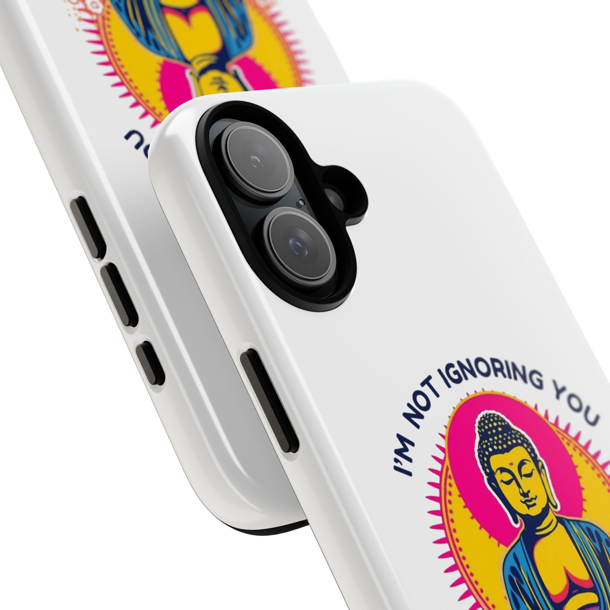 I'm not Ignoring You I'm Curating Peace, Tough Phone Case