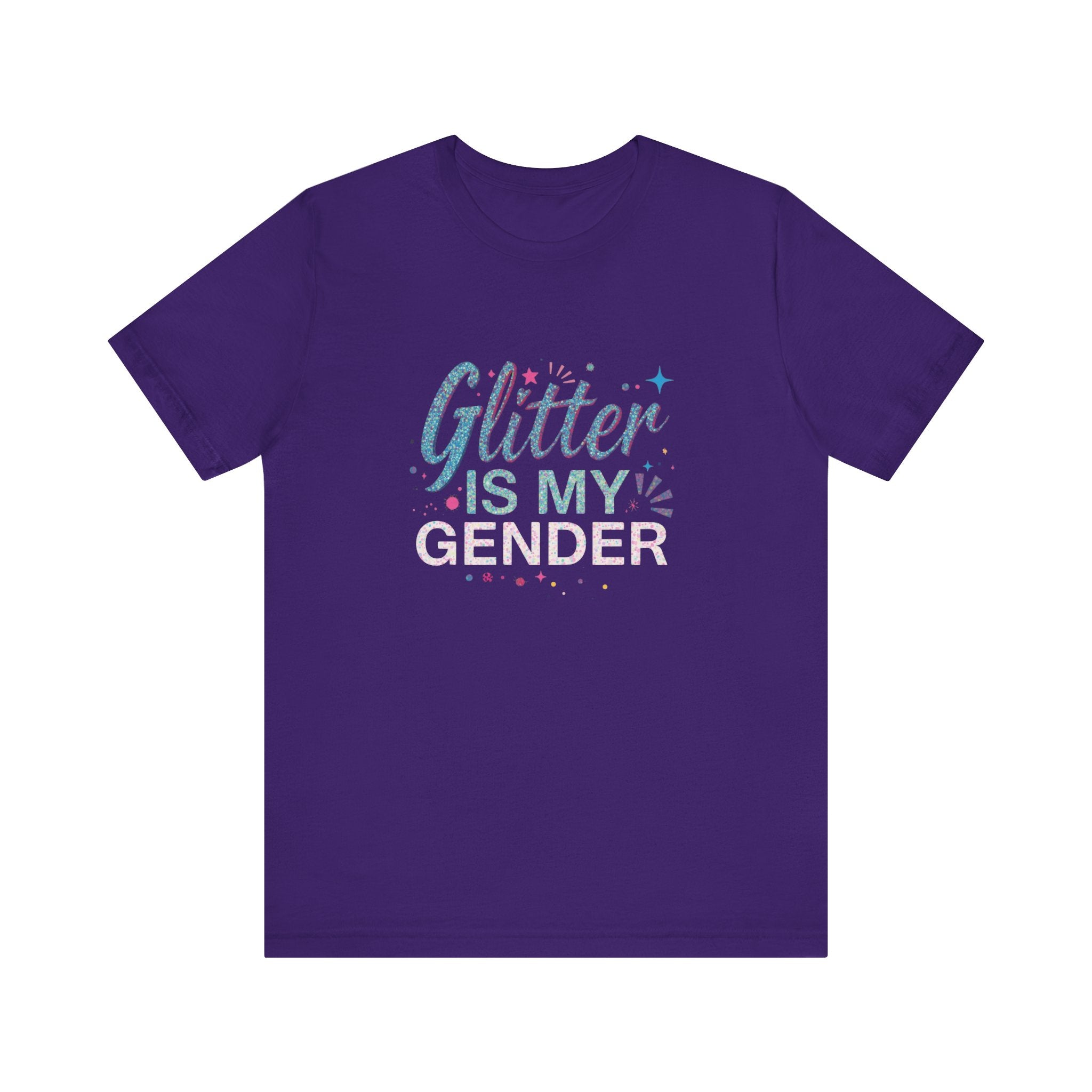 Glitter Is My Gender Unisex Tee - Pride, LGBTQ+ Support, Gifts for Her, Gender Expression, Festival Wear