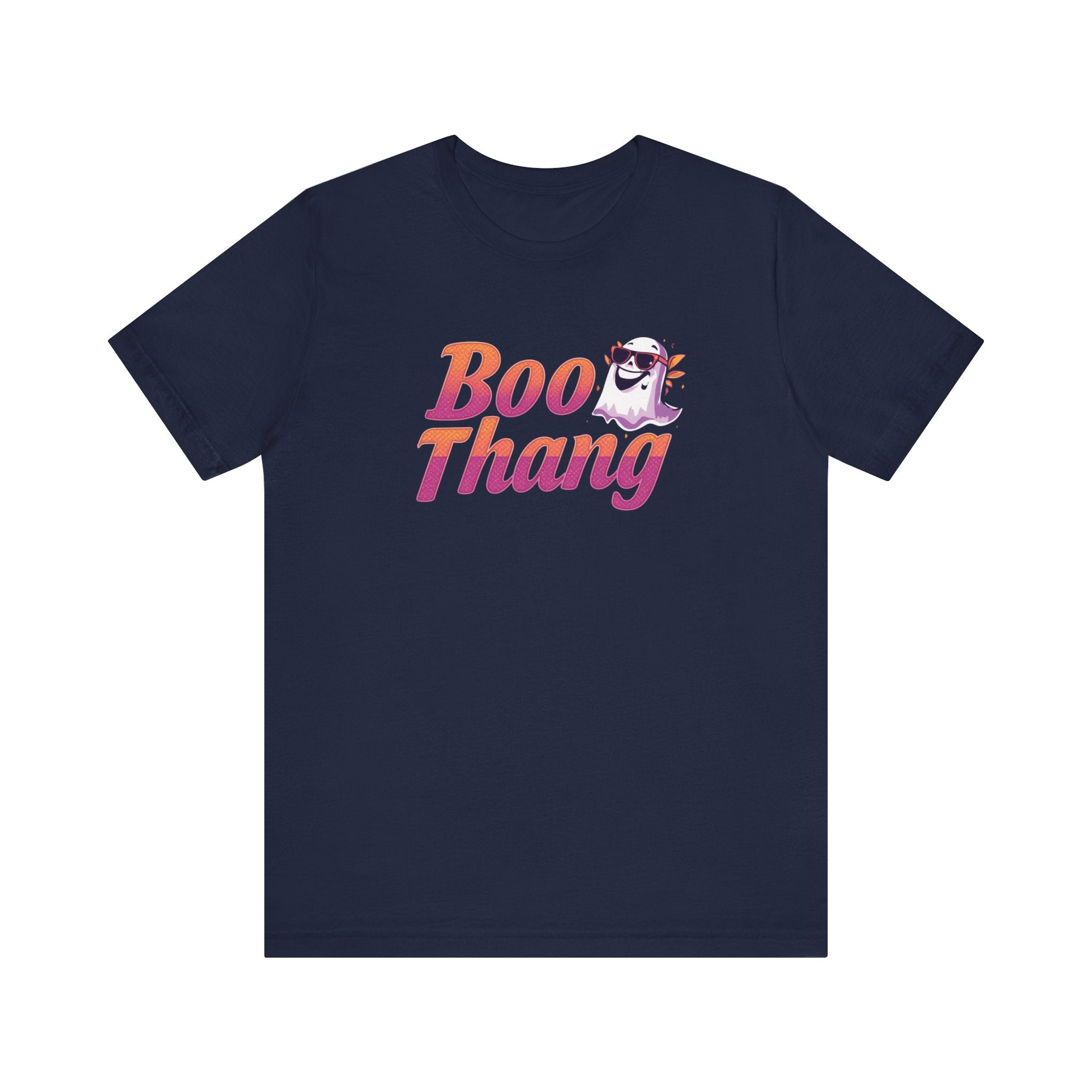Boo Thang Graphic Tee - Fun Unisex Jersey Short Sleeve T-Shirt, Casual Wear, Gift for Friends, Halloween Apparel, Cute Cat Lover Tee