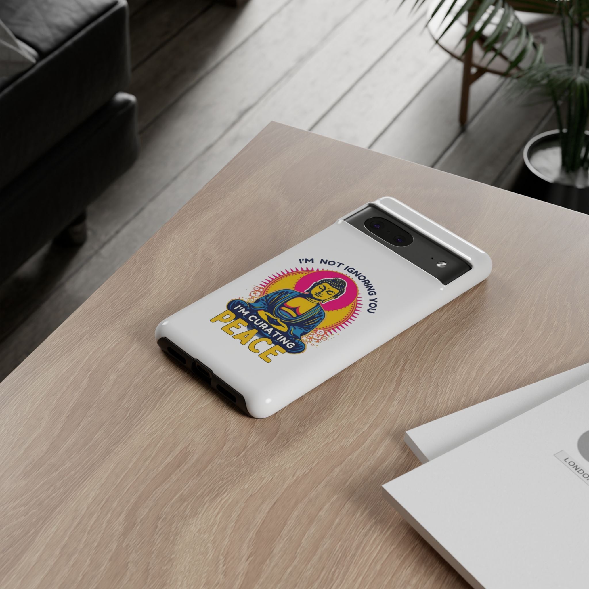 I'm not Ignoring You I'm Curating Peace, Tough Phone Case