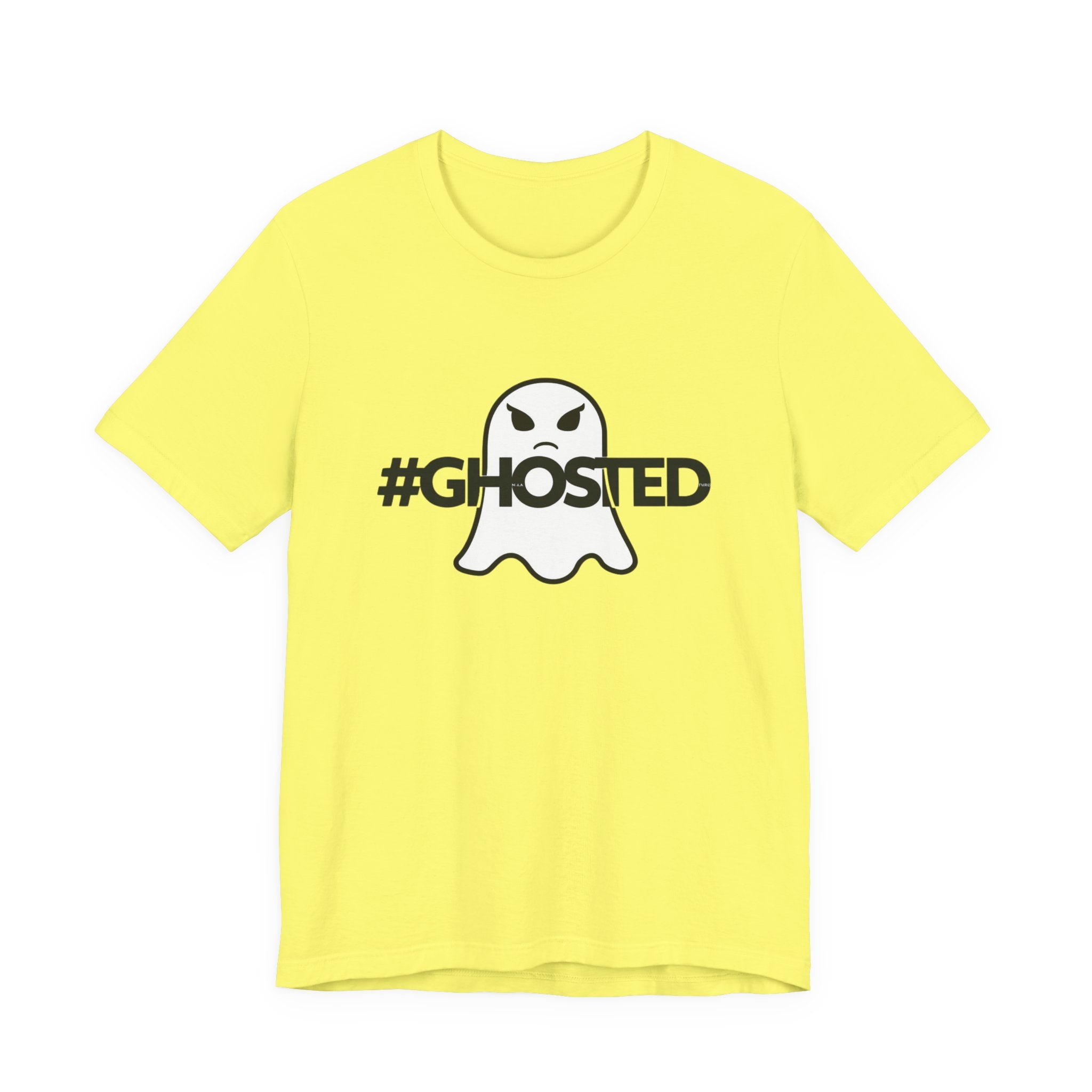 #GHOSTED Unisex Short Sleeve Tee - Trendy Graphic T-Shirt, Casual Wear, Halloween Costume, Gift for Friends, Everyday Fun