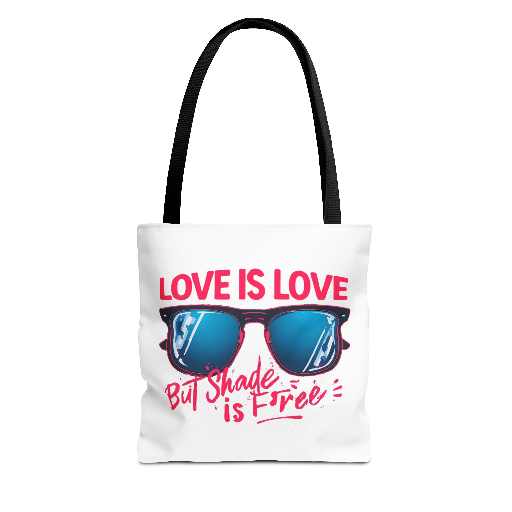 Colorful Love is Love Tote Bag, Trendy Everyday Tote, Pride Month Accessory, Summer Beach Bag, Gift for Friends, Stylish Shopping Bag
