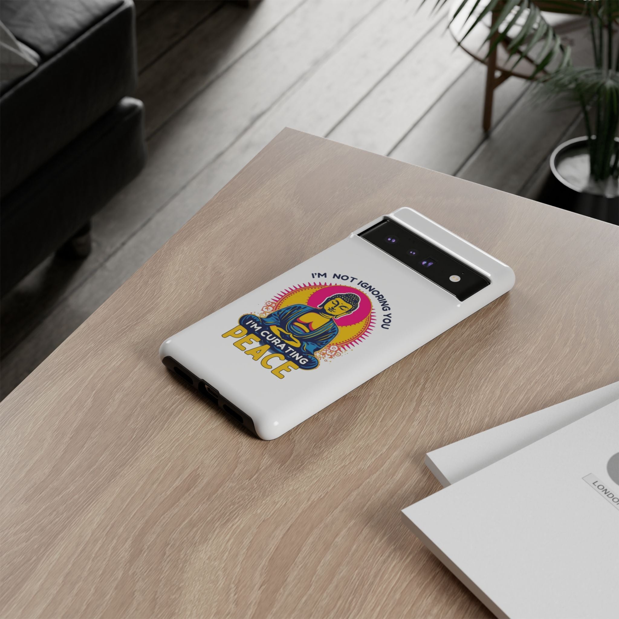 I'm not Ignoring You I'm Curating Peace, Tough Phone Case