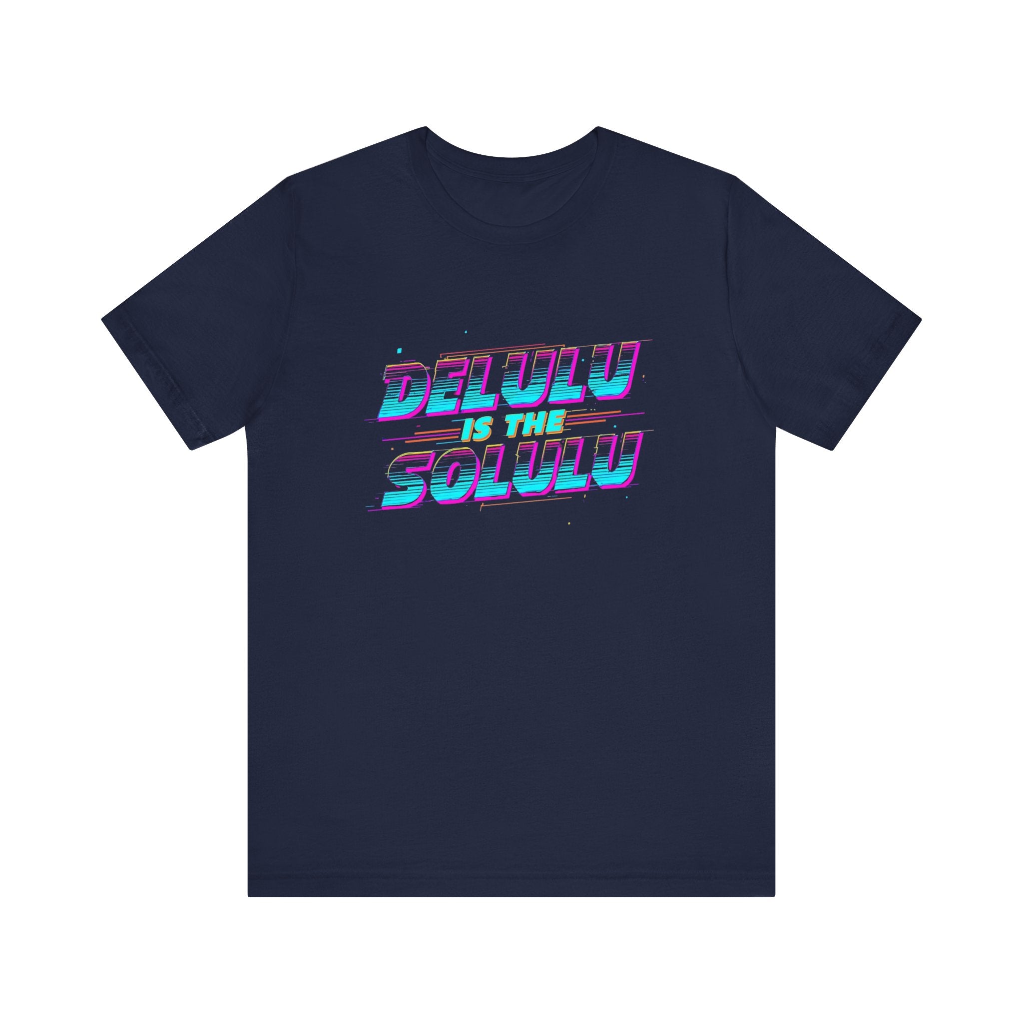 Retro Vibe Tee - "Delulu is the Solulu" Graphic Shirt, Casual Wear, Gift for Gamers, Vintage Style T-Shirt, Festival Outfit
