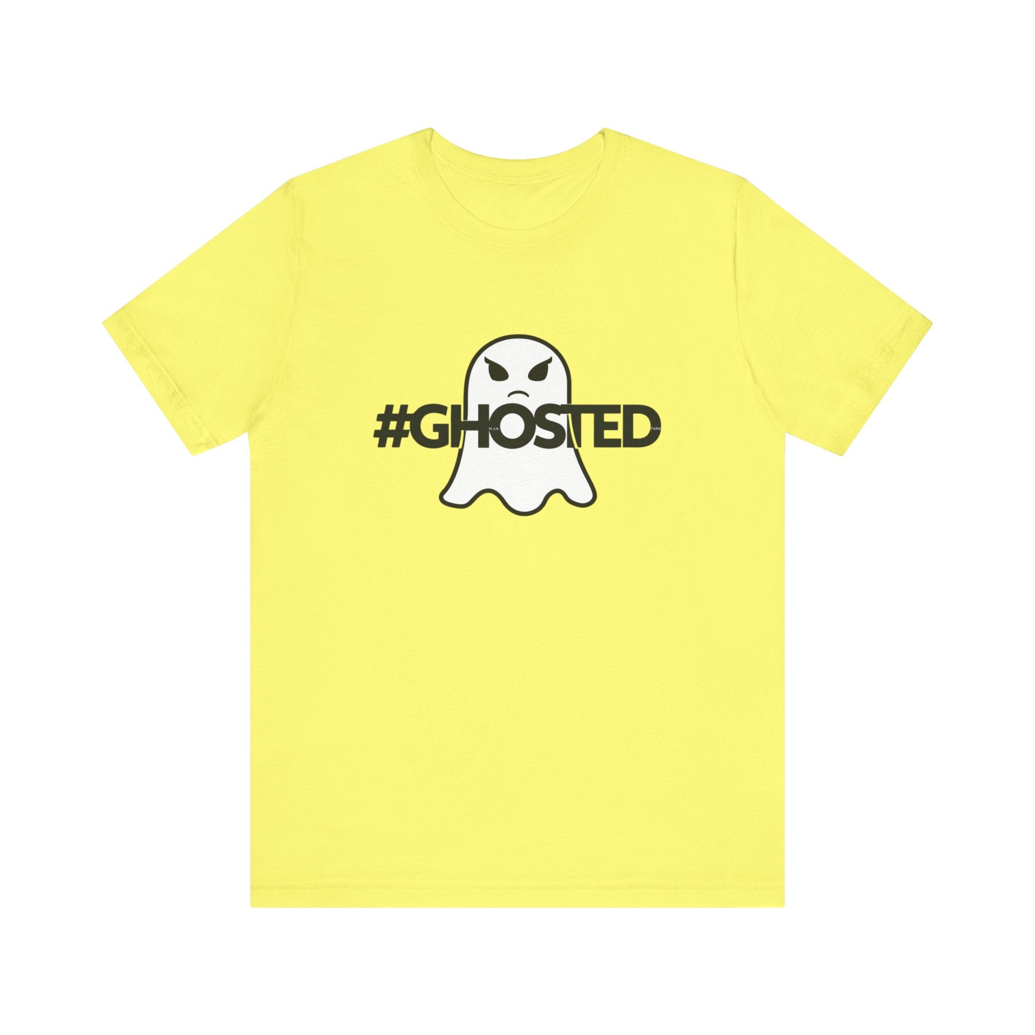 #GHOSTED Unisex Short Sleeve Tee - Trendy Graphic T-Shirt, Casual Wear, Halloween Costume, Gift for Friends, Everyday Fun