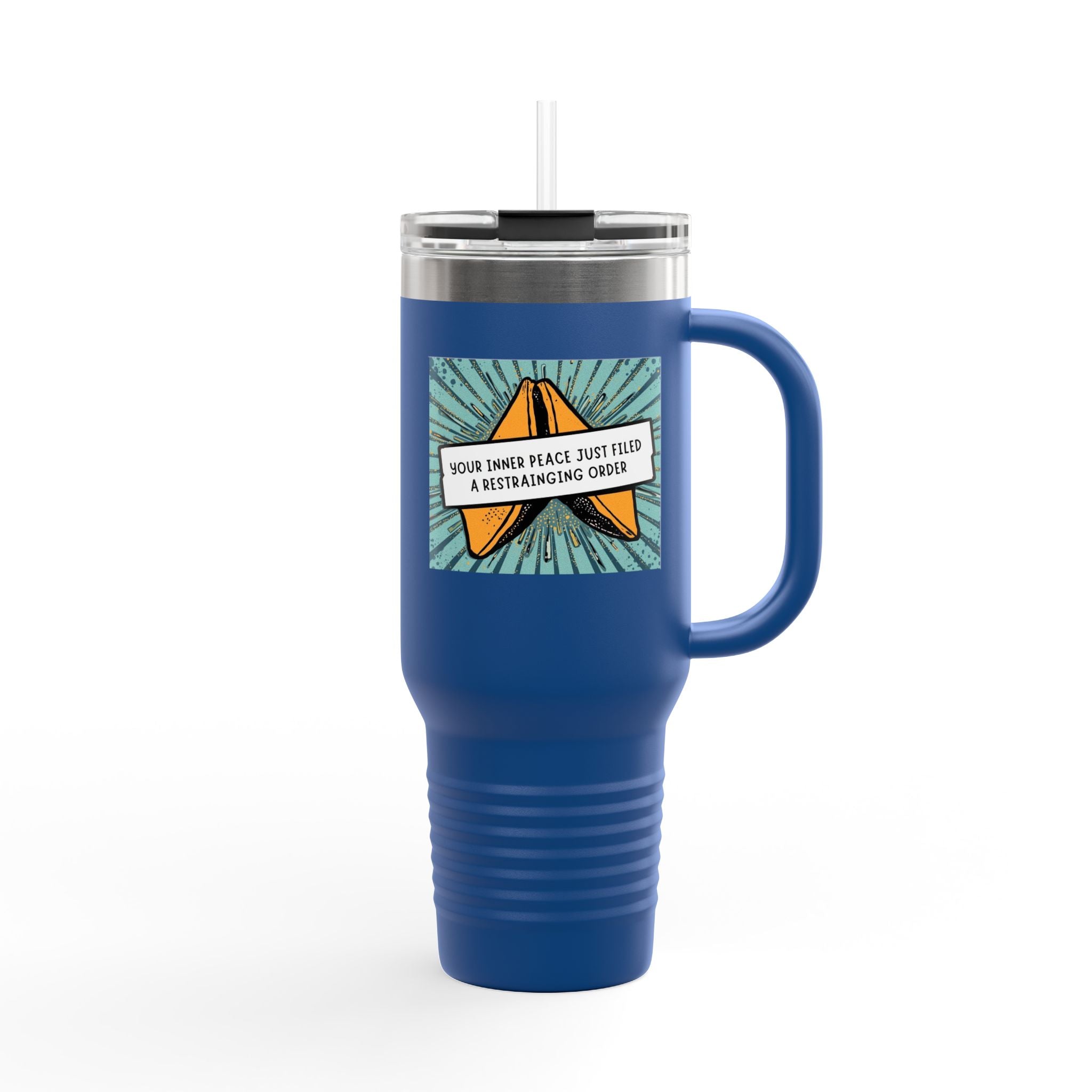 Vibrant Insulated Travel Mug, Adventure-Ready Drinkware, Perfect Gift for Coffee Lovers, Eco-Friendly Travel Mug, Fun Summer Accessory