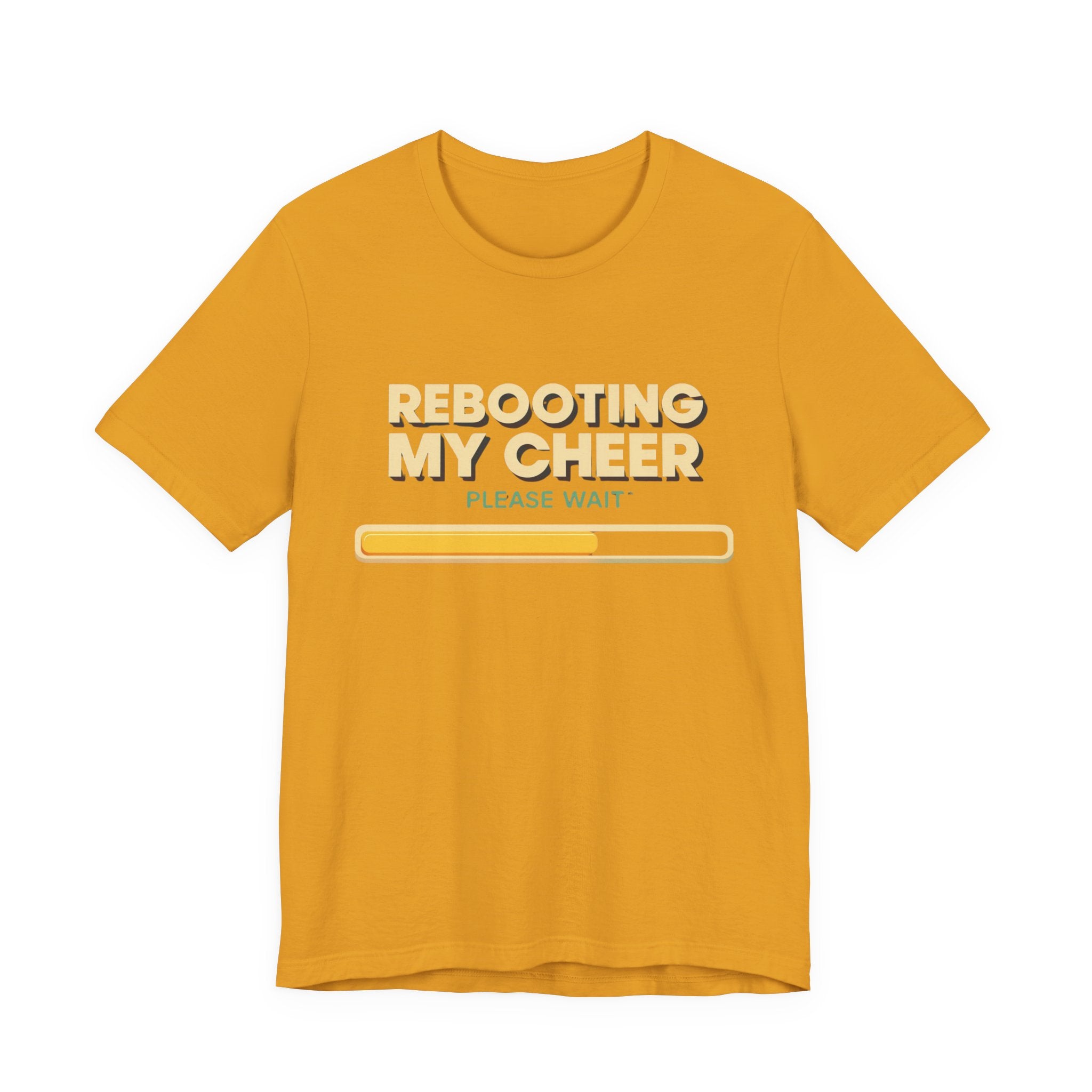 Rebooting My Cheer Tee - Fun Unisex Jersey Short Sleeve Shirt for Casual Comfort