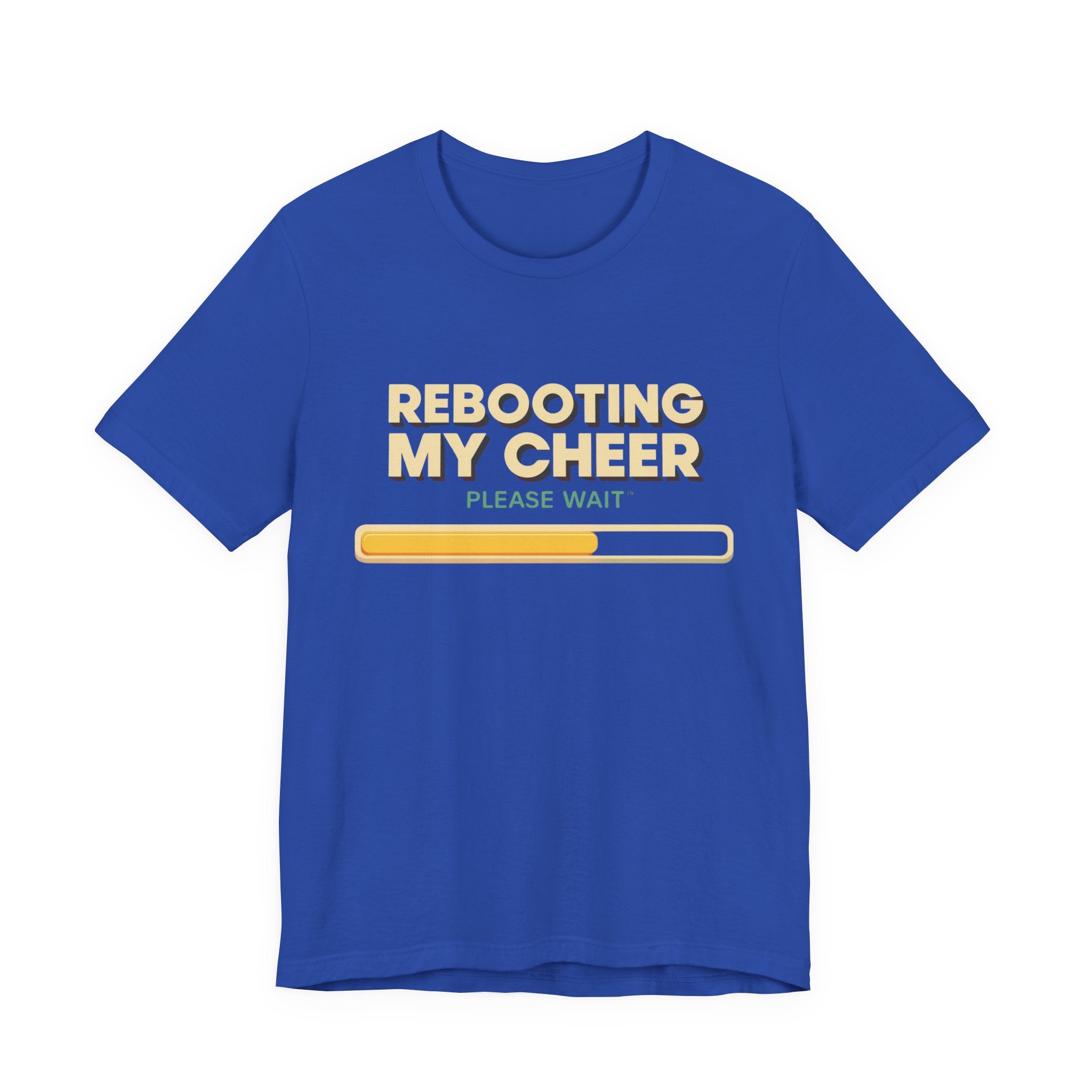 Rebooting My Cheer Tee - Fun Unisex Jersey Short Sleeve Shirt for Casual Comfort