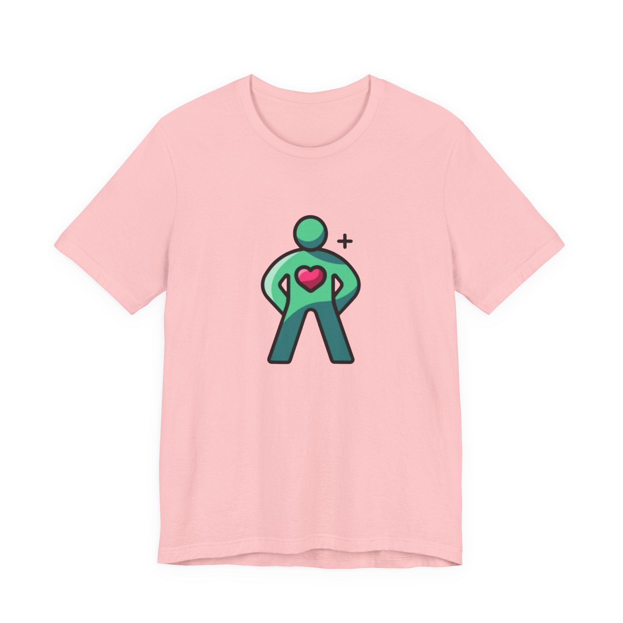 Body Positive Hero Unisex Tee - Fun Graphic T-Shirt for Wellness, Exercise, Fitness, Gym, Gift for Health Enthusiasts