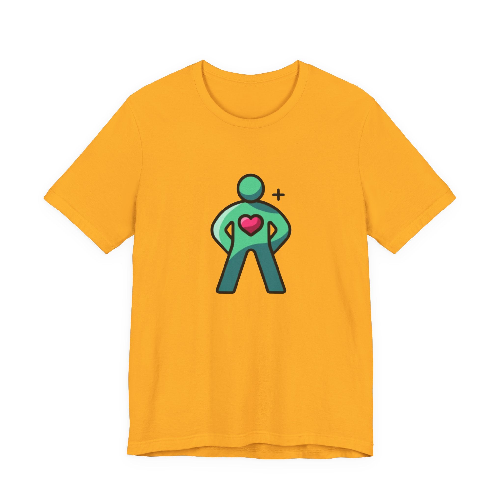 Body Positive Hero Unisex Tee - Fun Graphic T-Shirt for Wellness, Exercise, Fitness, Gym, Gift for Health Enthusiasts