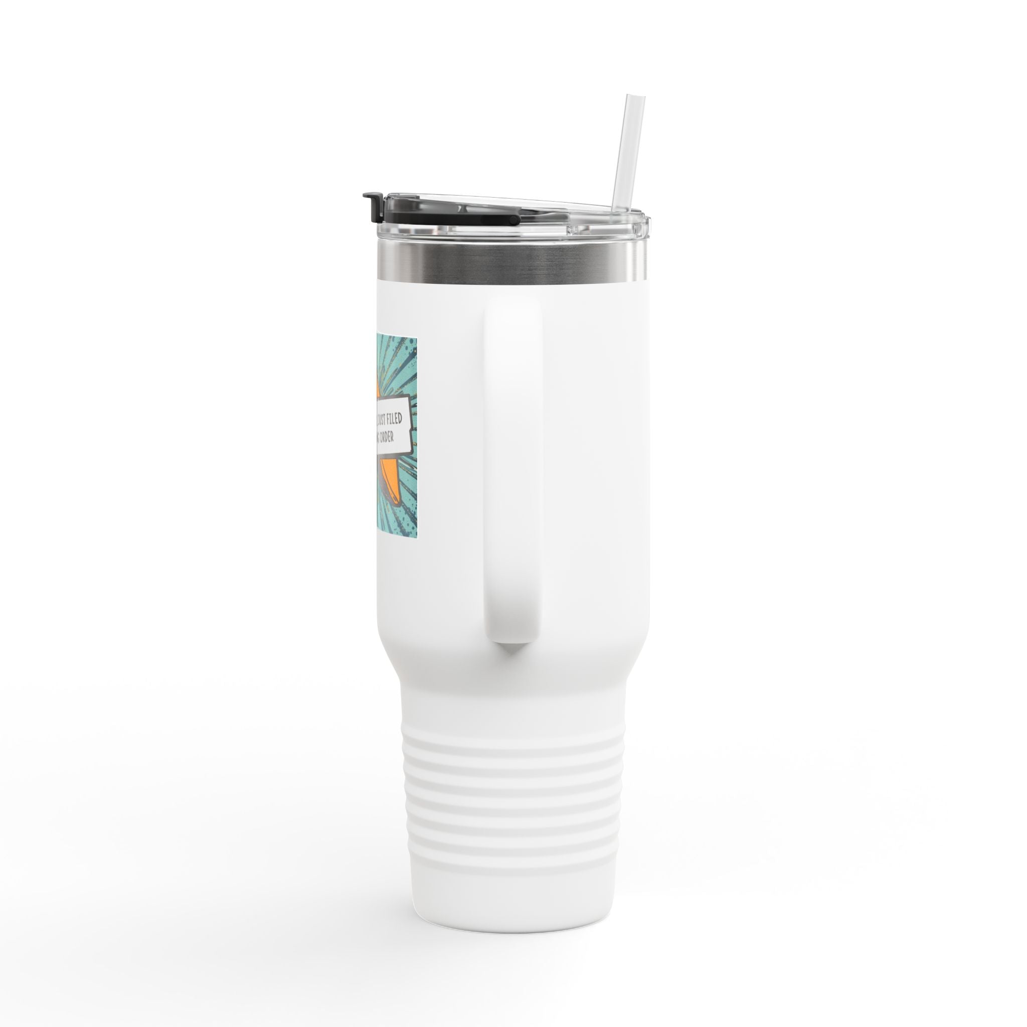 Vibrant Insulated Travel Mug, Adventure-Ready Drinkware, Perfect Gift for Coffee Lovers, Eco-Friendly Travel Mug, Fun Summer Accessory
