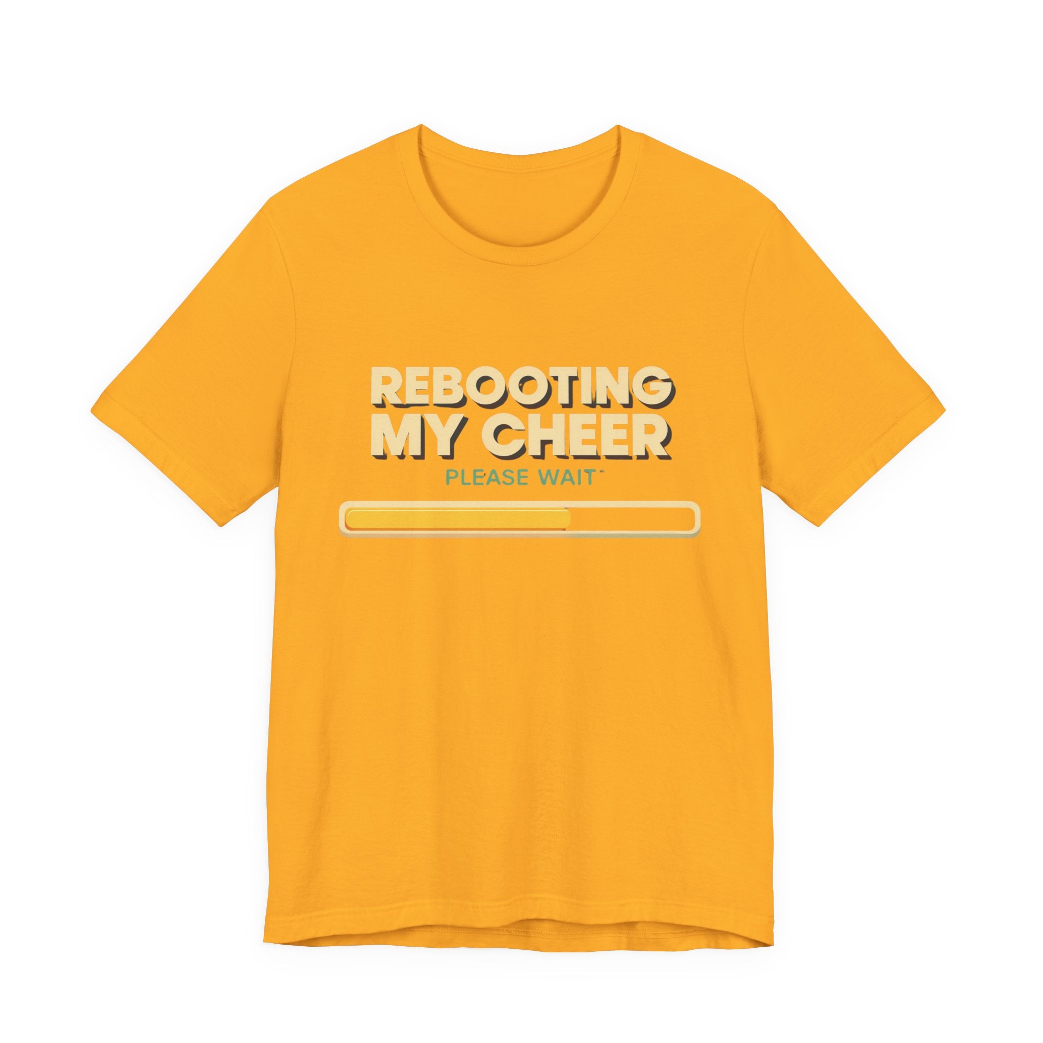 Rebooting My Cheer Tee - Fun Unisex Jersey Short Sleeve Shirt for Casual Comfort