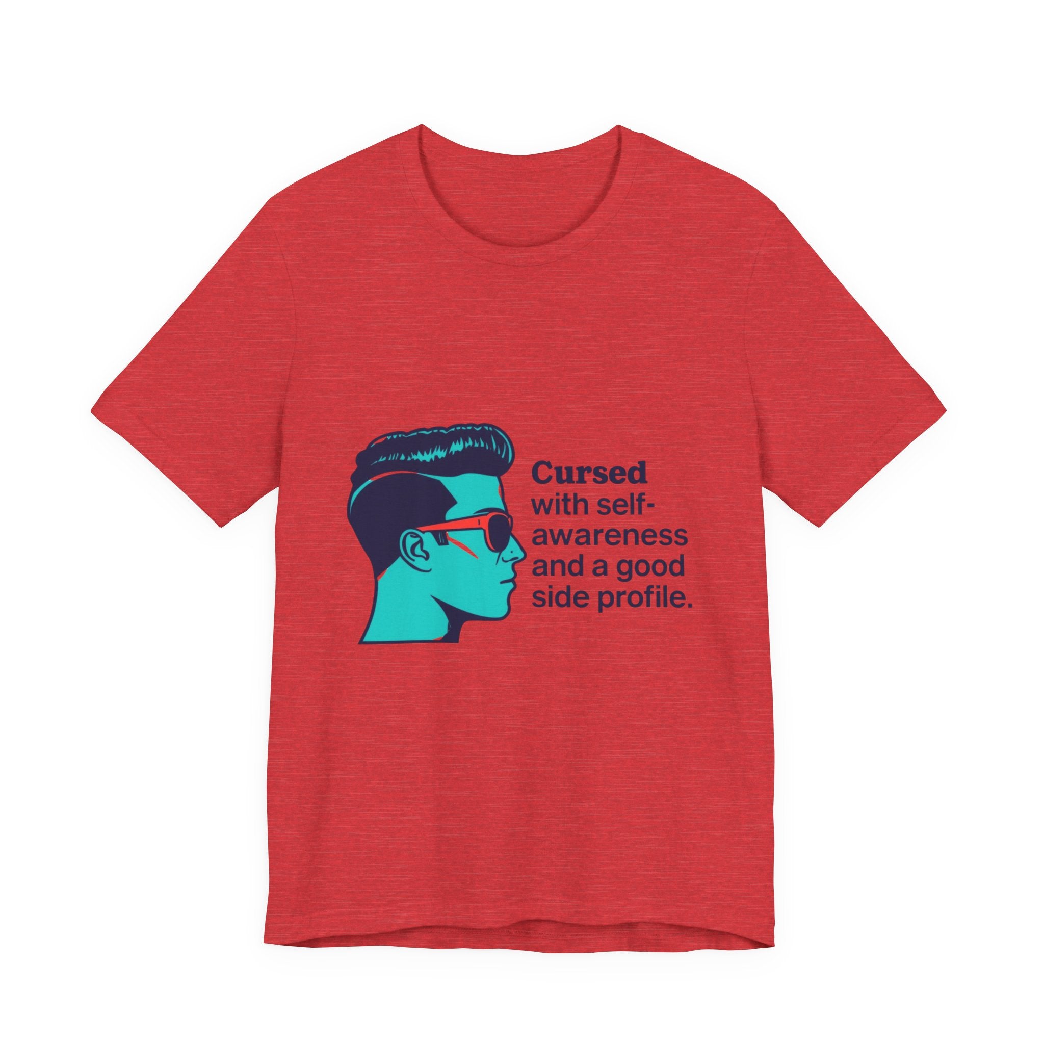 Cursed Self-Awareness T-Shirt, Funny Tee, Gift for Him, Casual Wear, Humor Shirt, Unique Gift Idea