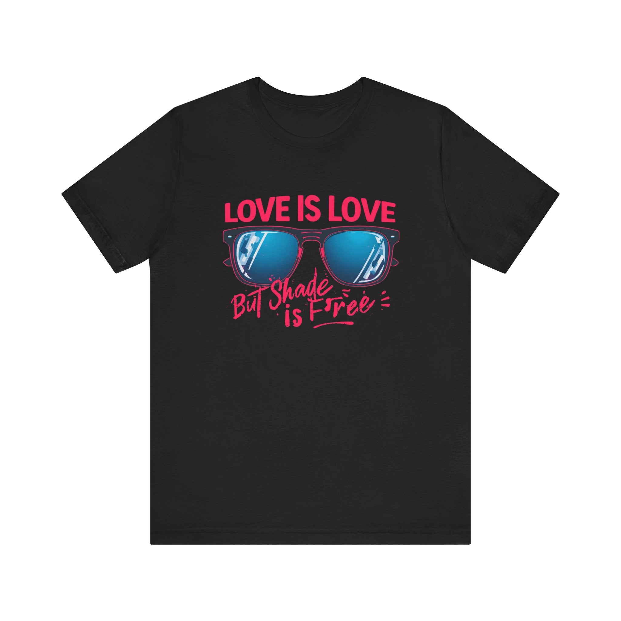 Love is Love Graphic Tee | Unisex Short Sleeve T-Shirt, Pride Apparel, Summer Outfit, LGBTQ+ Gift, Sunglass Design
