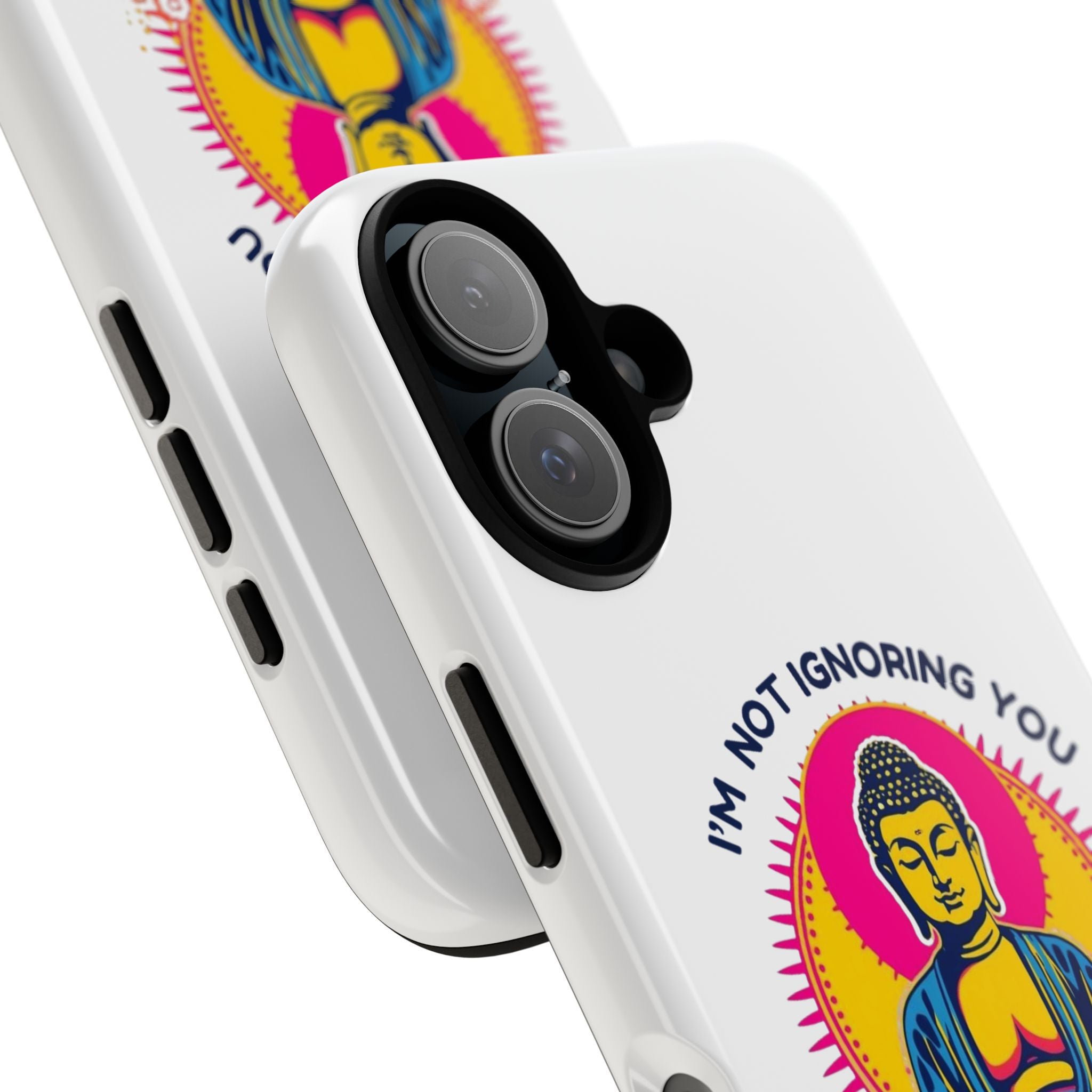 I'm not Ignoring You I'm Curating Peace, Tough Phone Case