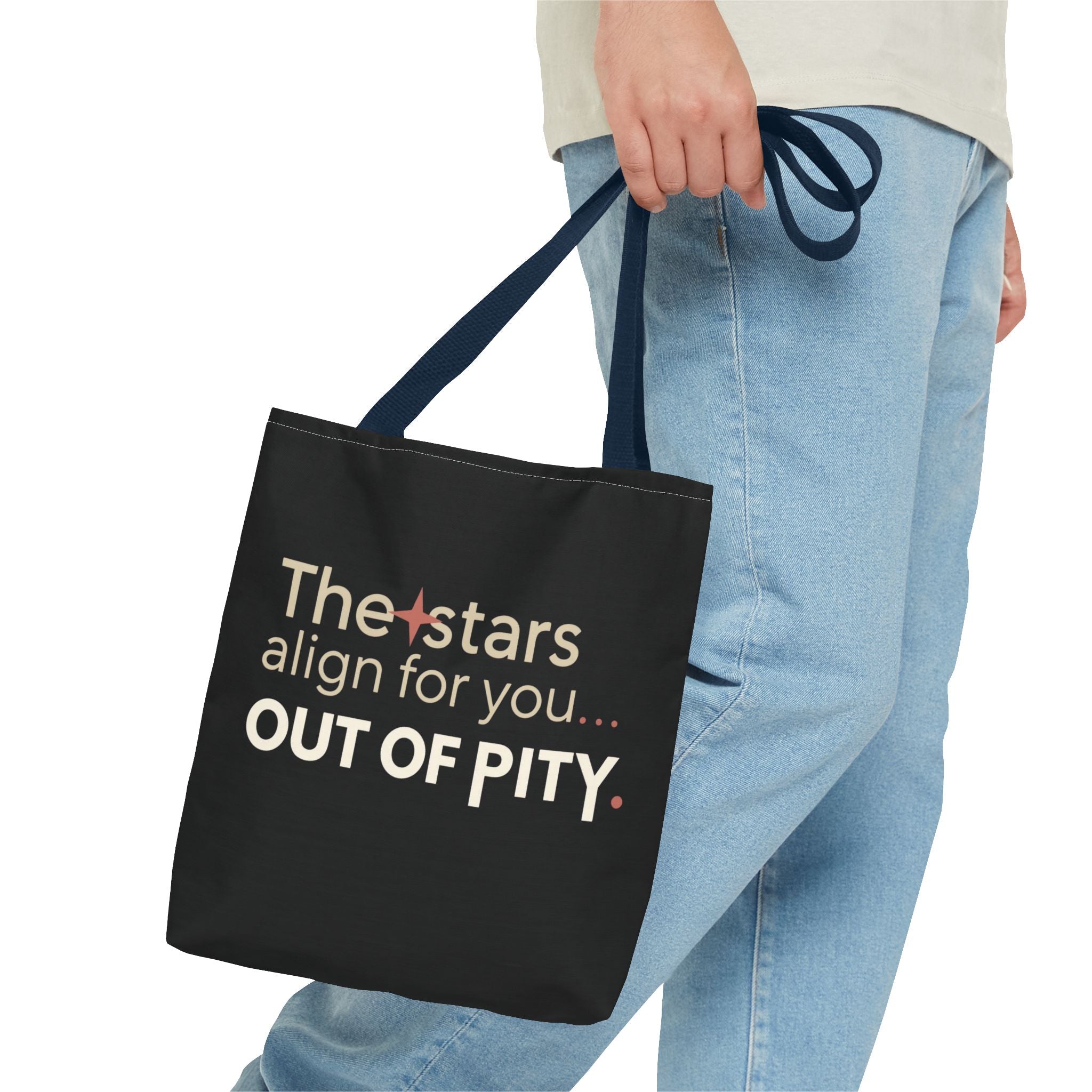Whimsical Tote Bag, Motivational Quotes, Gift for Friends, Everyday Use, Astrology Lover Bag, Unique Fashion Accessory