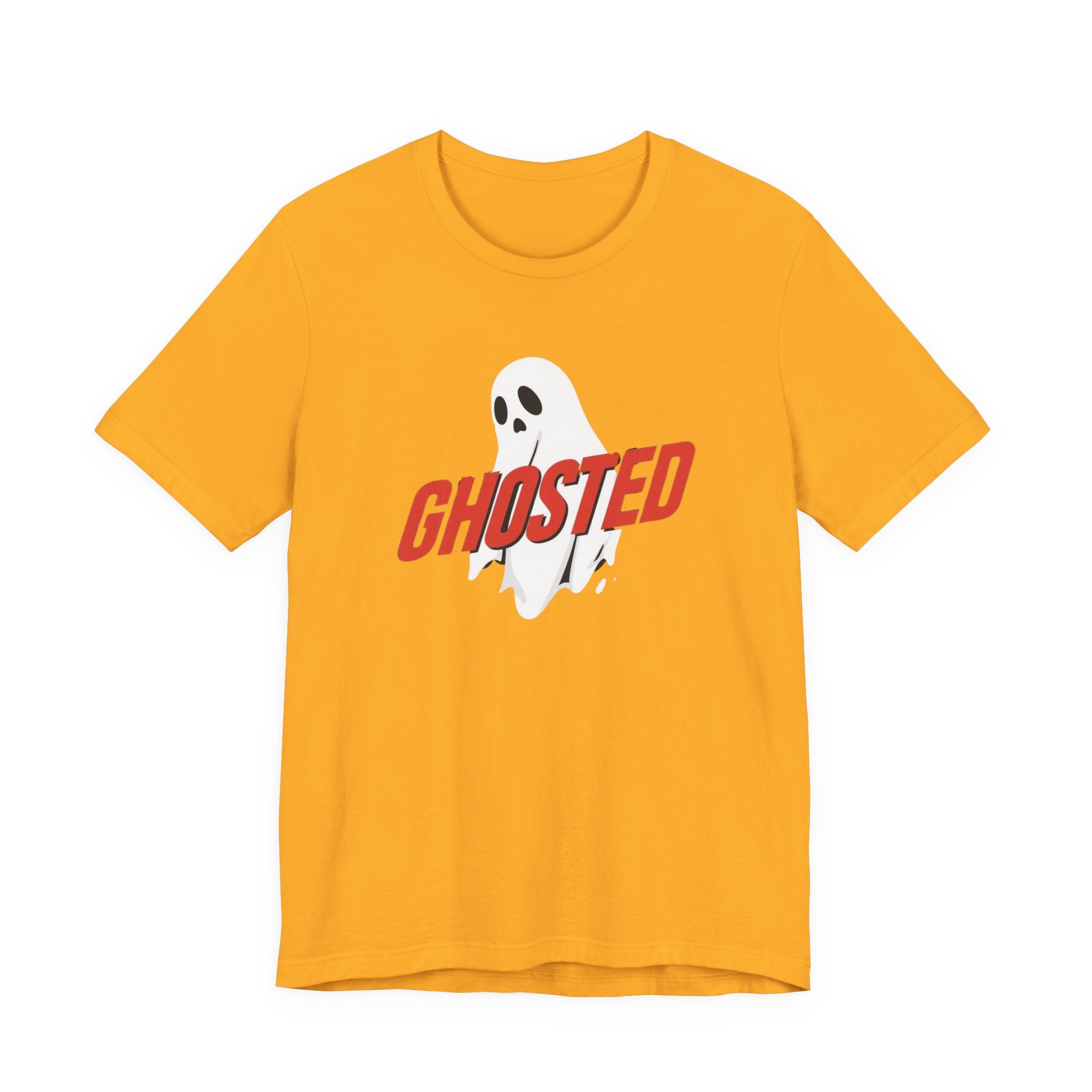 Ghosted Short Sleeve Tee, Fun Graphic T-Shirt, Casual Halloween Tee, Gift for Ghost Lovers, Halloween Costume Shirt, Spooky Graphic Tee