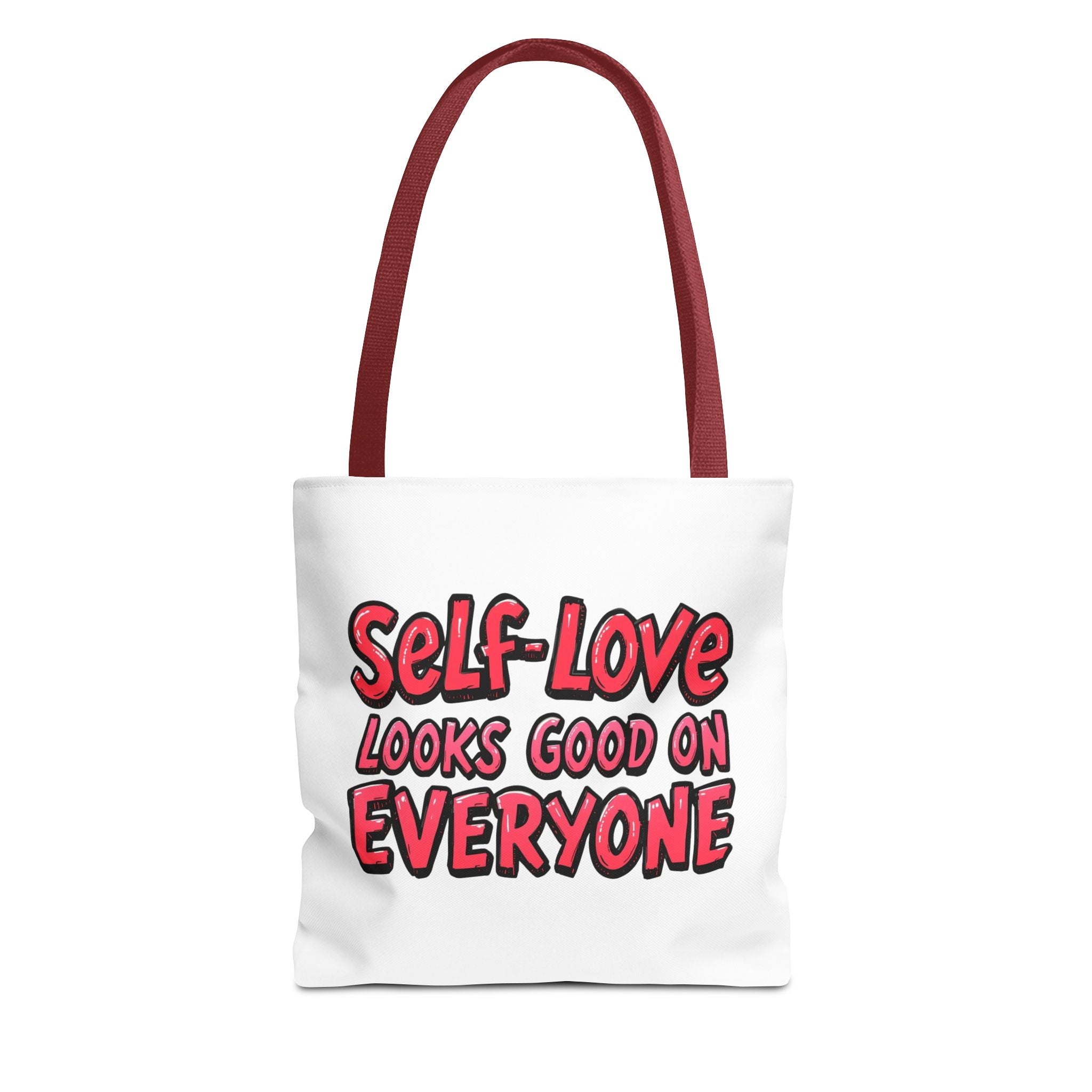 Self-Love Tote Bag, Motivational Bag, Gift for Her, Eco-Friendly Carryall, Affirmation Tote