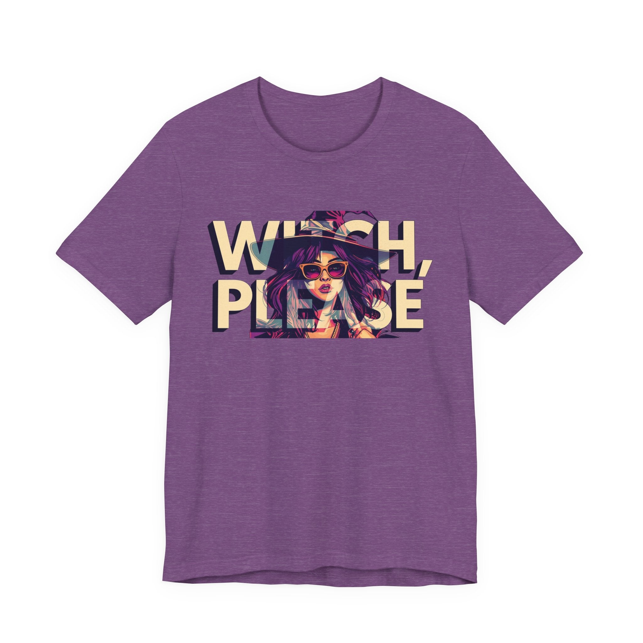 "Witch Please" Funny Halloween Tee, Unisex Jersey Short Sleeve Tee