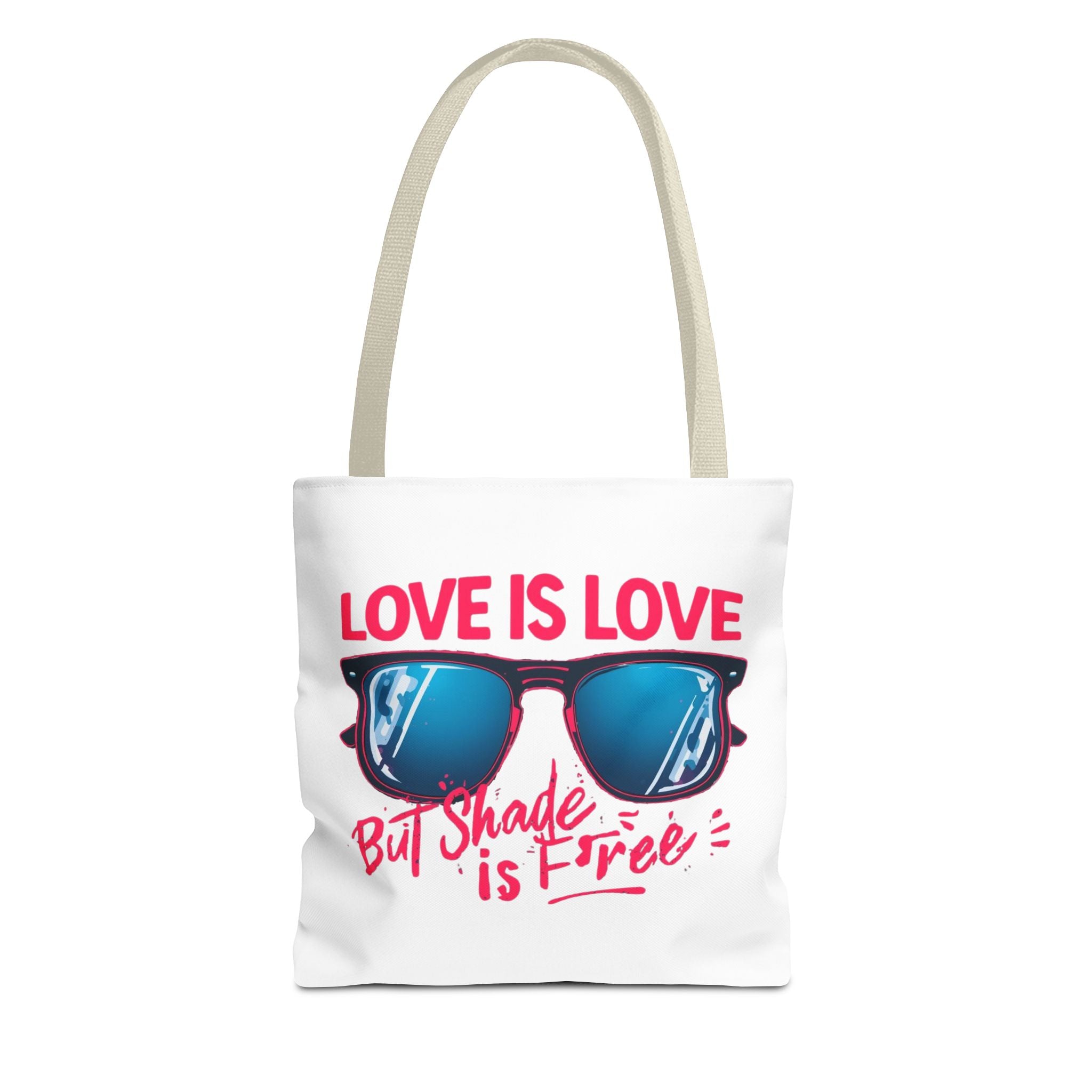 Colorful Love is Love Tote Bag, Trendy Everyday Tote, Pride Month Accessory, Summer Beach Bag, Gift for Friends, Stylish Shopping Bag