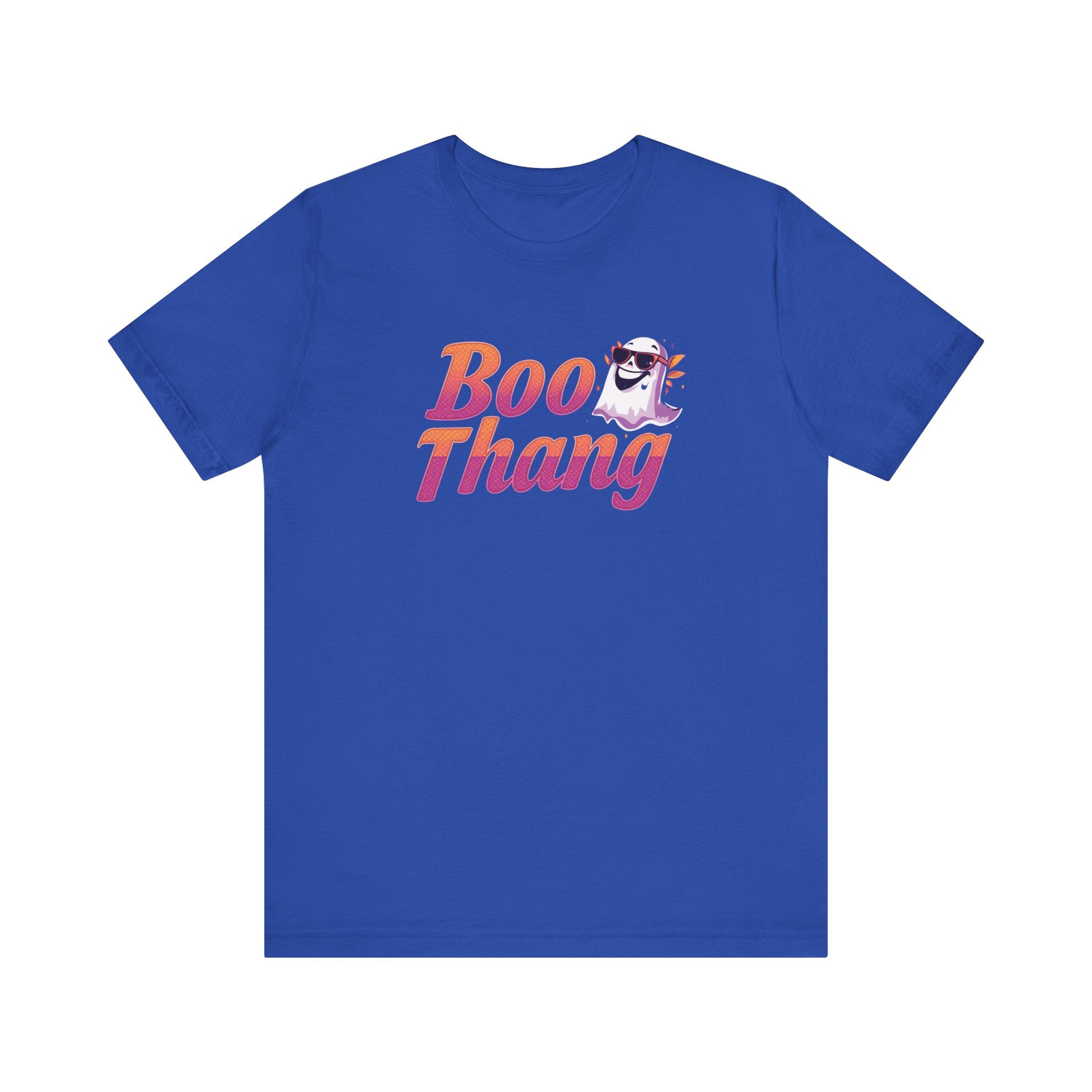 Boo Thang Graphic Tee - Fun Unisex Jersey Short Sleeve T-Shirt, Casual Wear, Gift for Friends, Halloween Apparel, Cute Cat Lover Tee