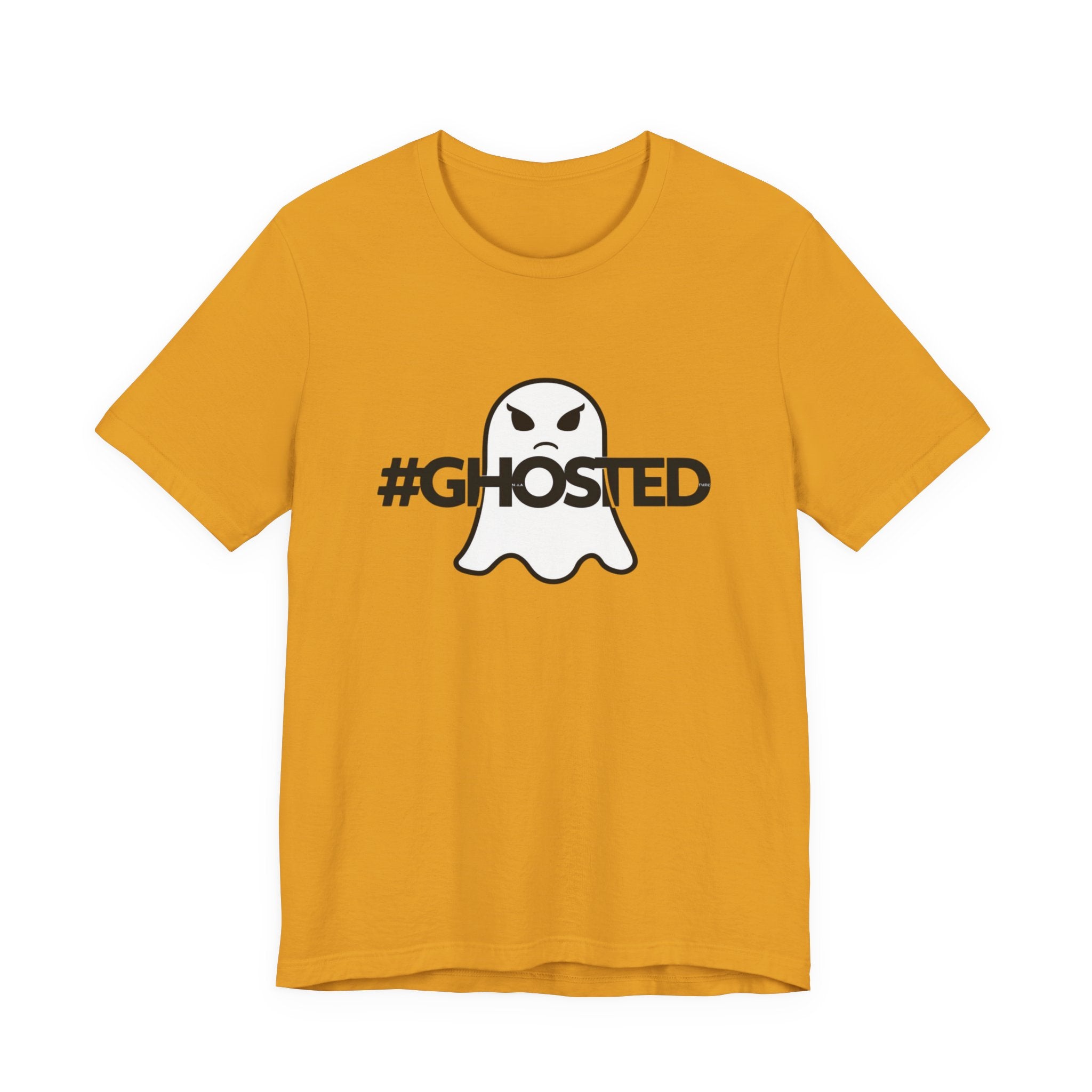 #GHOSTED Unisex Short Sleeve Tee - Trendy Graphic T-Shirt, Casual Wear, Halloween Costume, Gift for Friends, Everyday Fun