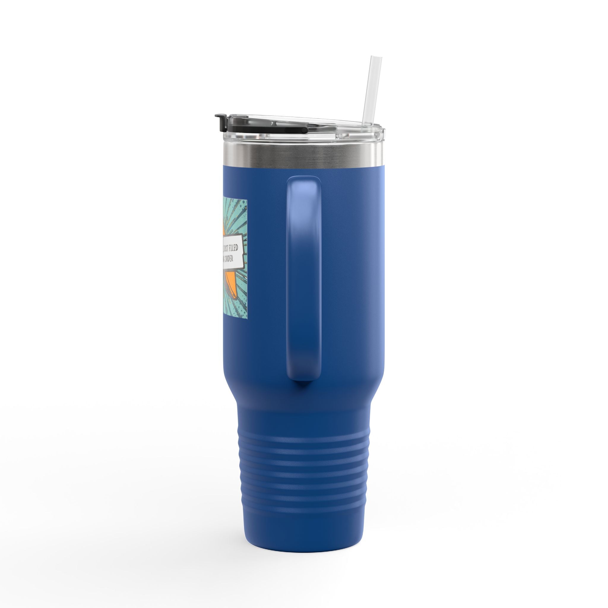 Vibrant Insulated Travel Mug, Adventure-Ready Drinkware, Perfect Gift for Coffee Lovers, Eco-Friendly Travel Mug, Fun Summer Accessory