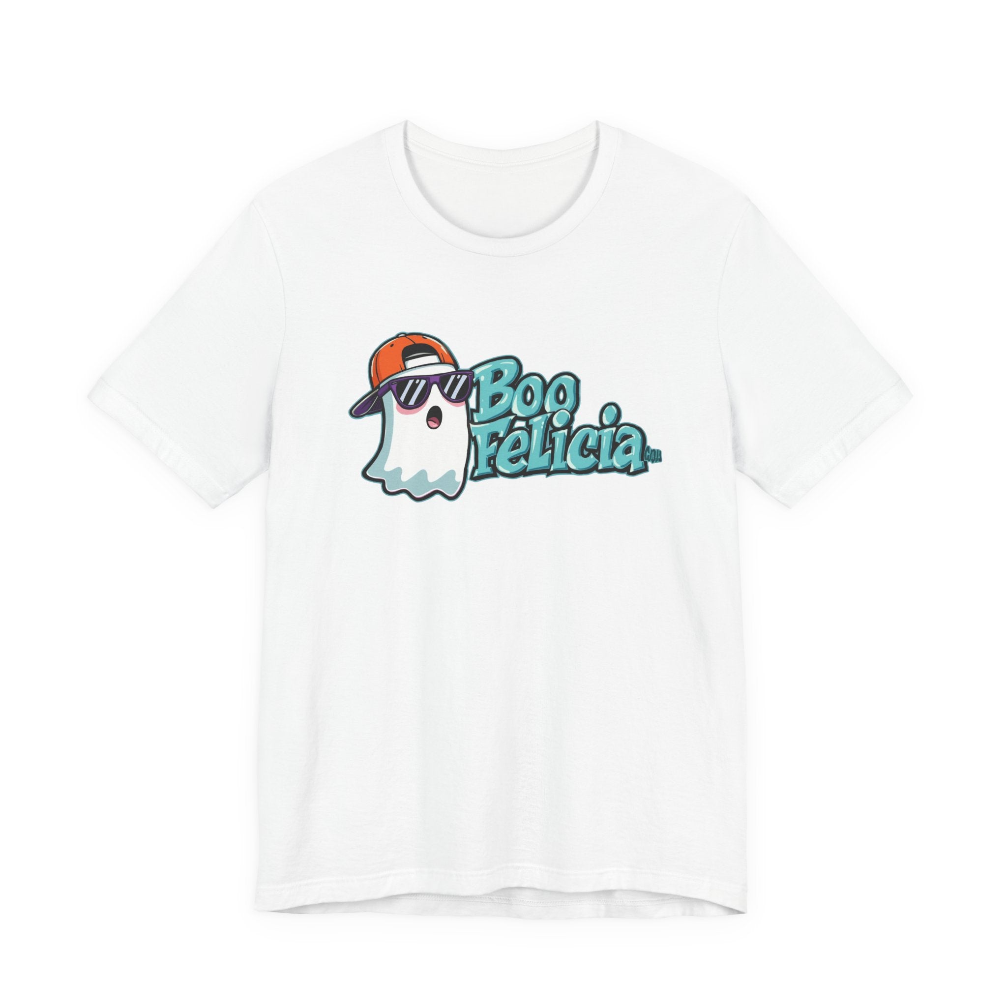 Boo Felicia Ghost Tee, Unisex Halloween Shirt, Fun Graphic Tee, Cute Spooky Top, Halloween Apparel, Fall Fashion
