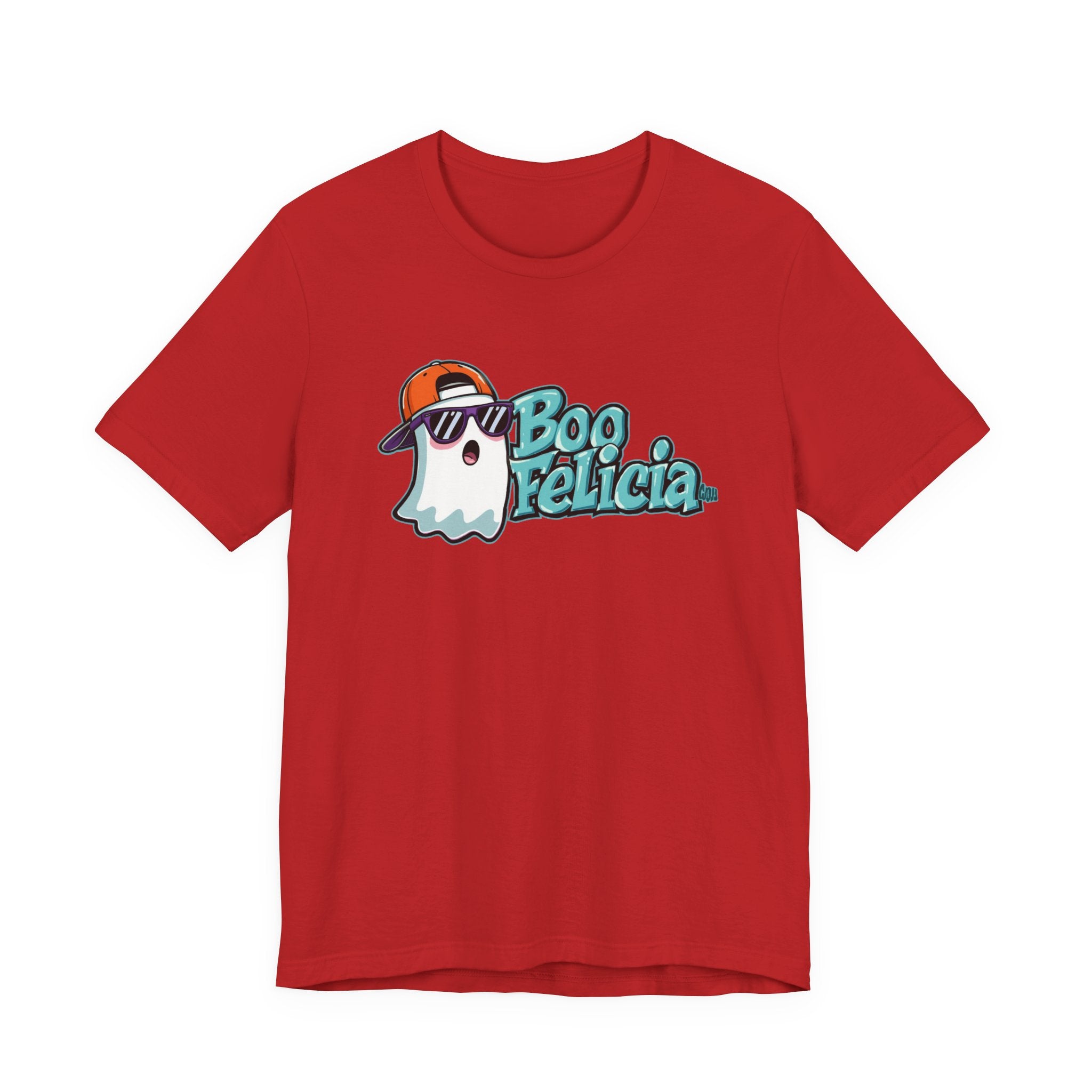 Boo Felicia Ghost Tee, Unisex Halloween Shirt, Fun Graphic Tee, Cute Spooky Top, Halloween Apparel, Fall Fashion