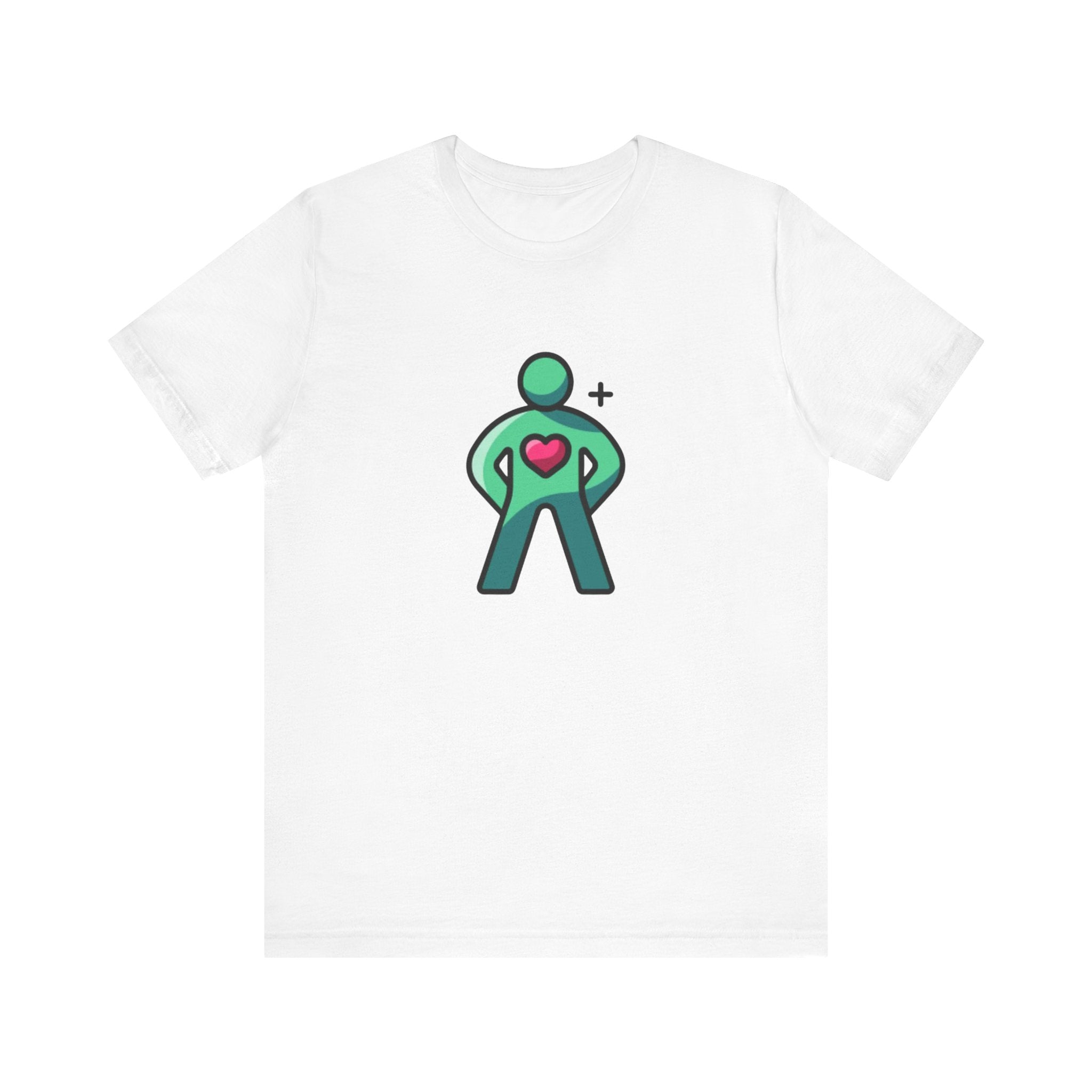 Body Positive Hero Unisex Tee - Fun Graphic T-Shirt for Wellness, Exercise, Fitness, Gym, Gift for Health Enthusiasts
