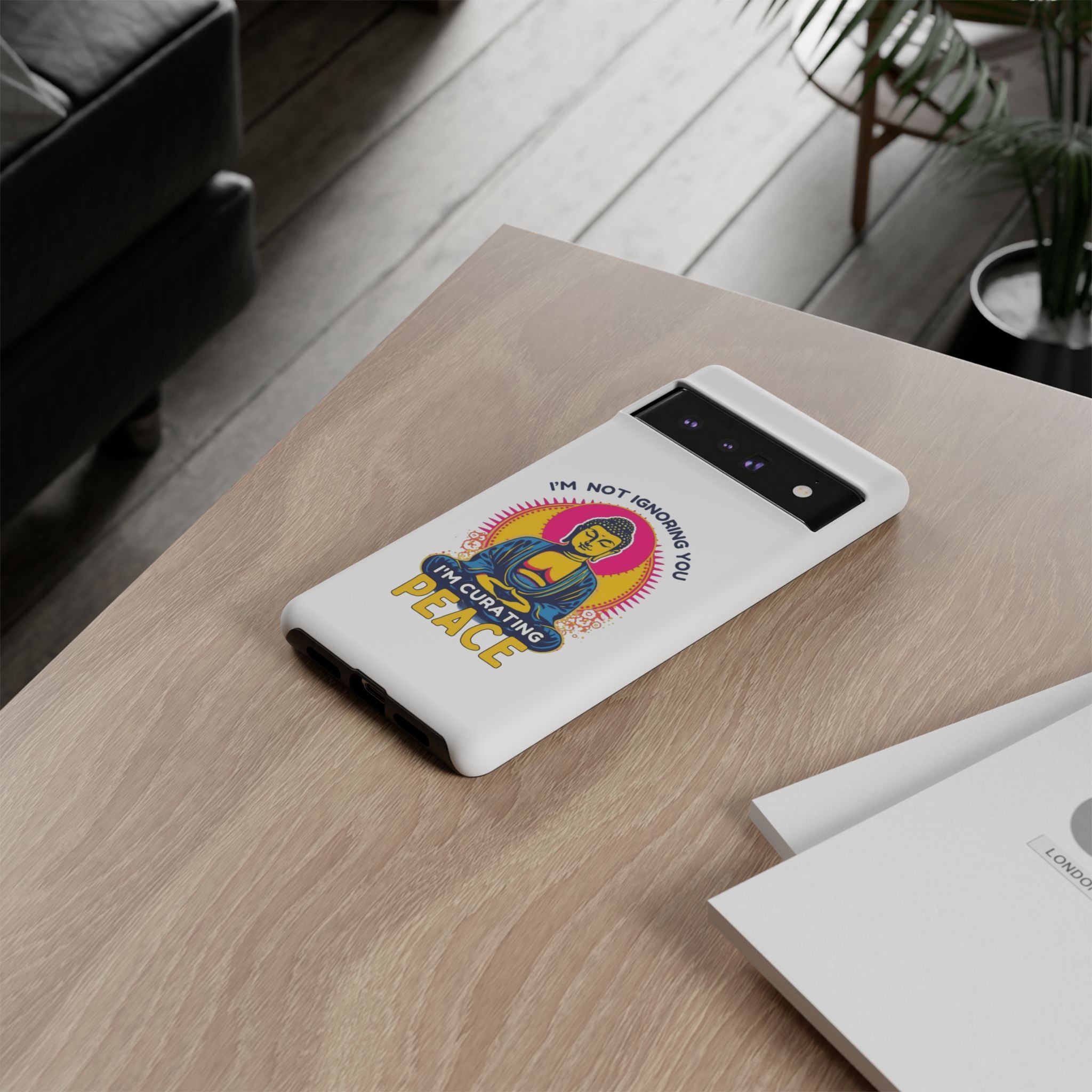 I'm not Ignoring You I'm Curating Peace, Tough Phone Case
