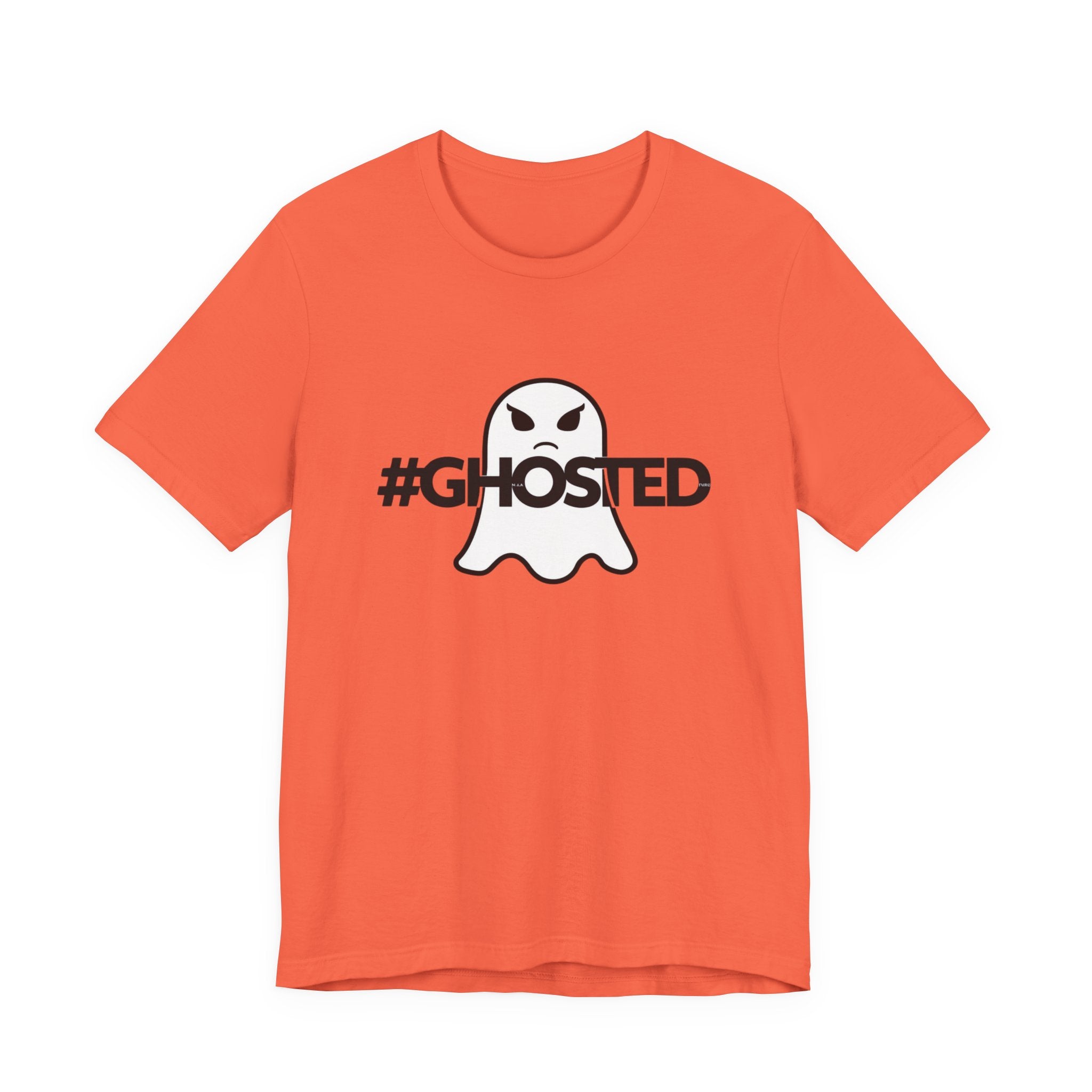 #GHOSTED Unisex Short Sleeve Tee - Trendy Graphic T-Shirt, Casual Wear, Halloween Costume, Gift for Friends, Everyday Fun