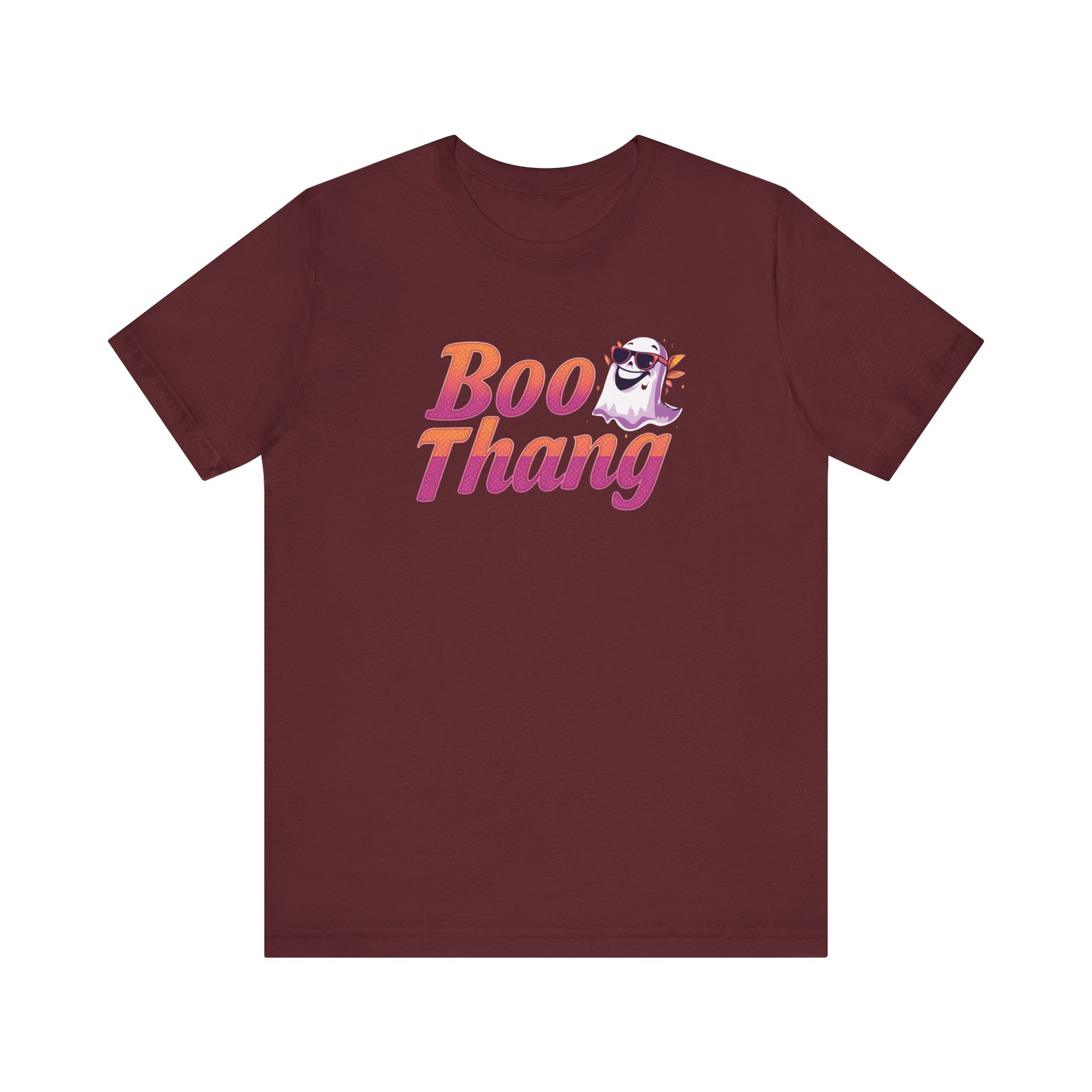 Boo Thang Graphic Tee - Fun Unisex Jersey Short Sleeve T-Shirt, Casual Wear, Gift for Friends, Halloween Apparel, Cute Cat Lover Tee