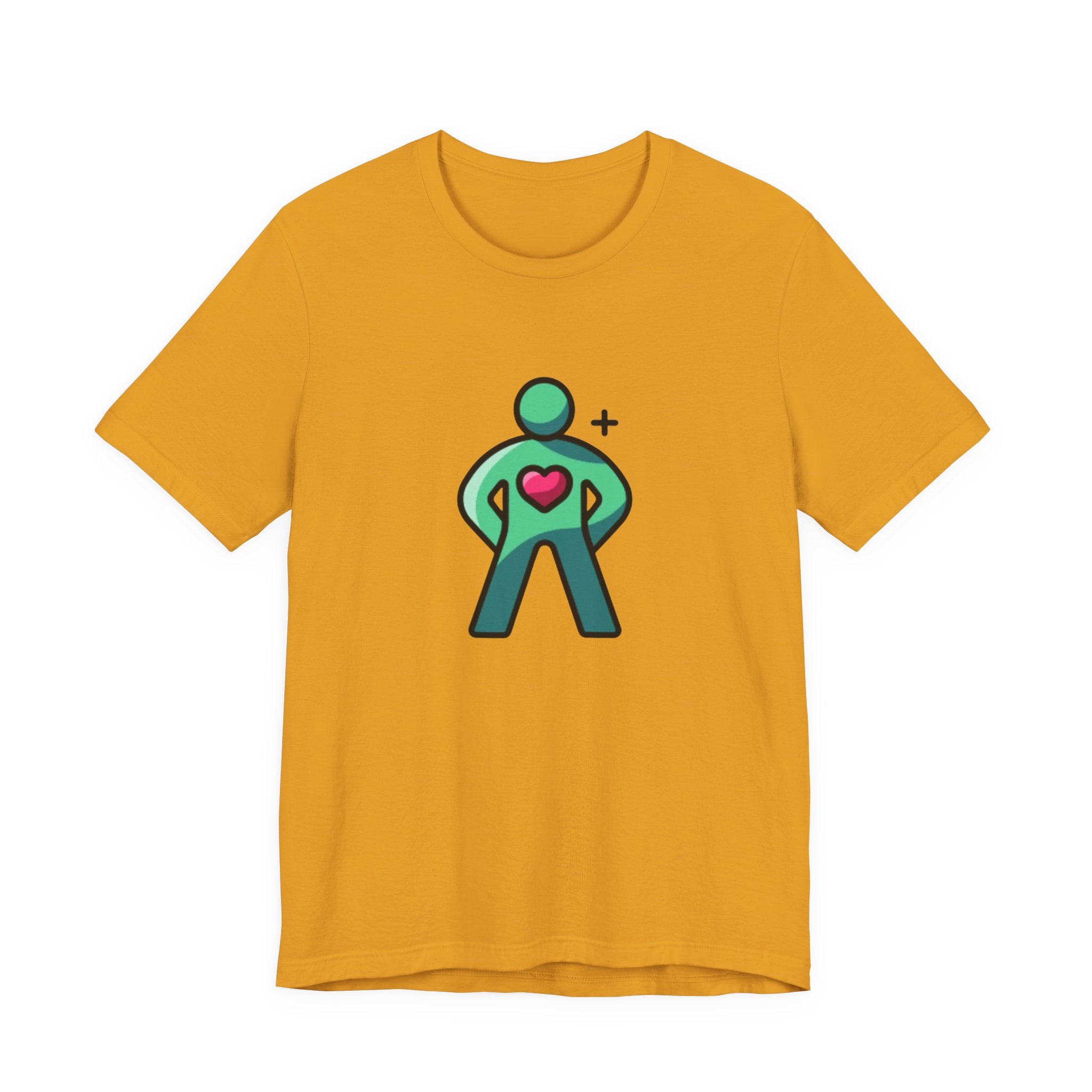 Body Positive Hero Unisex Tee - Fun Graphic T-Shirt for Wellness, Exercise, Fitness, Gym, Gift for Health Enthusiasts