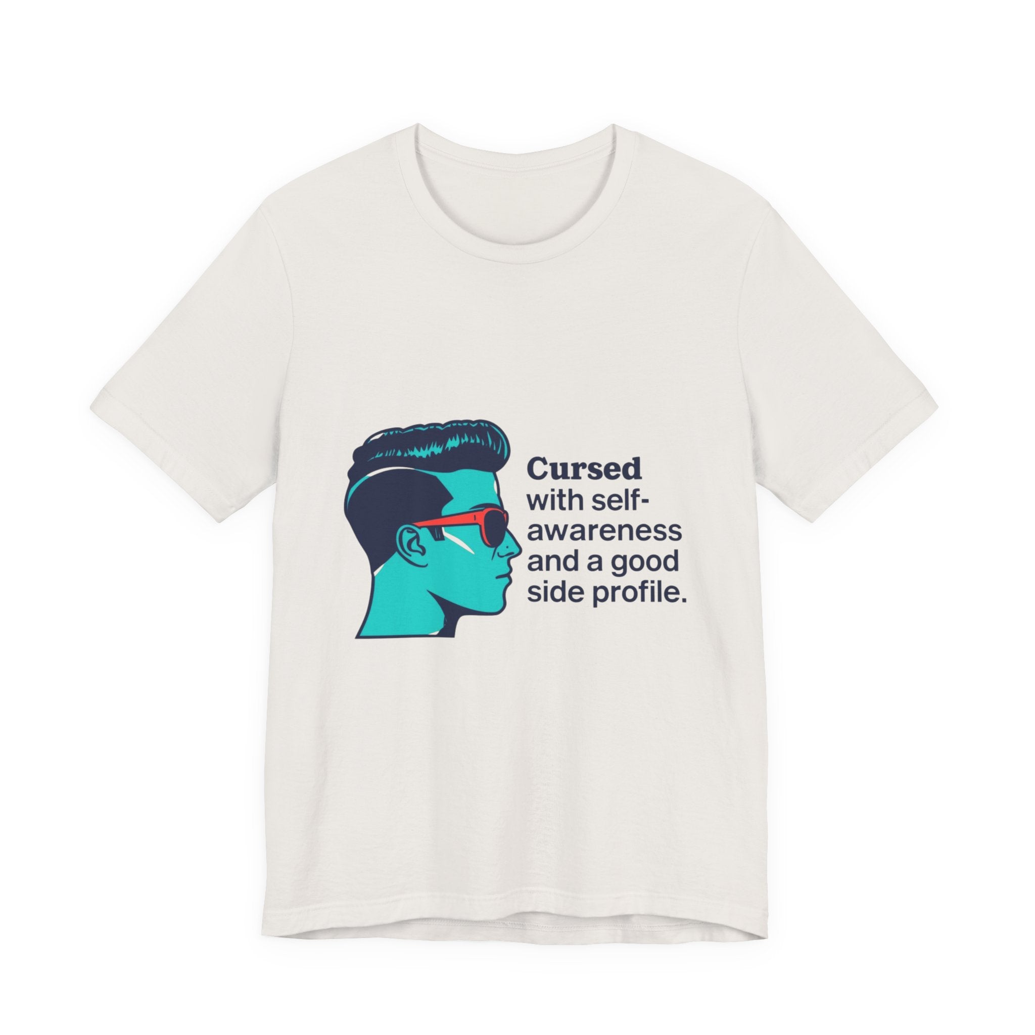 Cursed Self-Awareness T-Shirt, Funny Tee, Gift for Him, Casual Wear, Humor Shirt, Unique Gift Idea