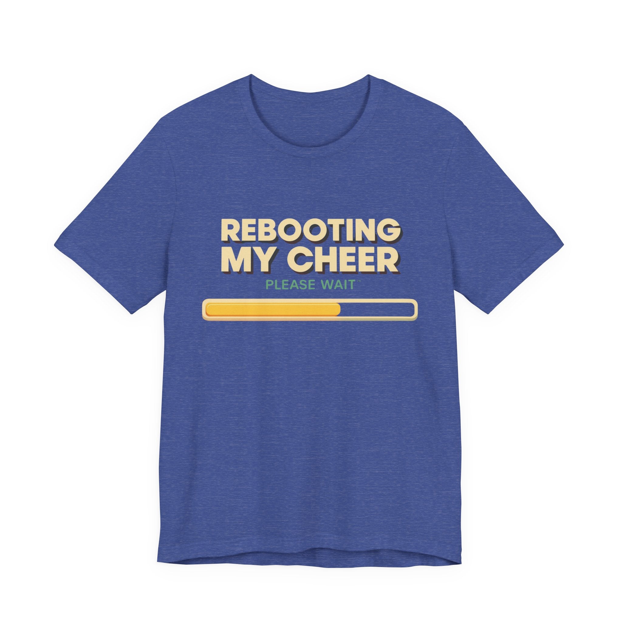 Rebooting My Cheer Tee - Fun Unisex Jersey Short Sleeve Shirt for Casual Comfort